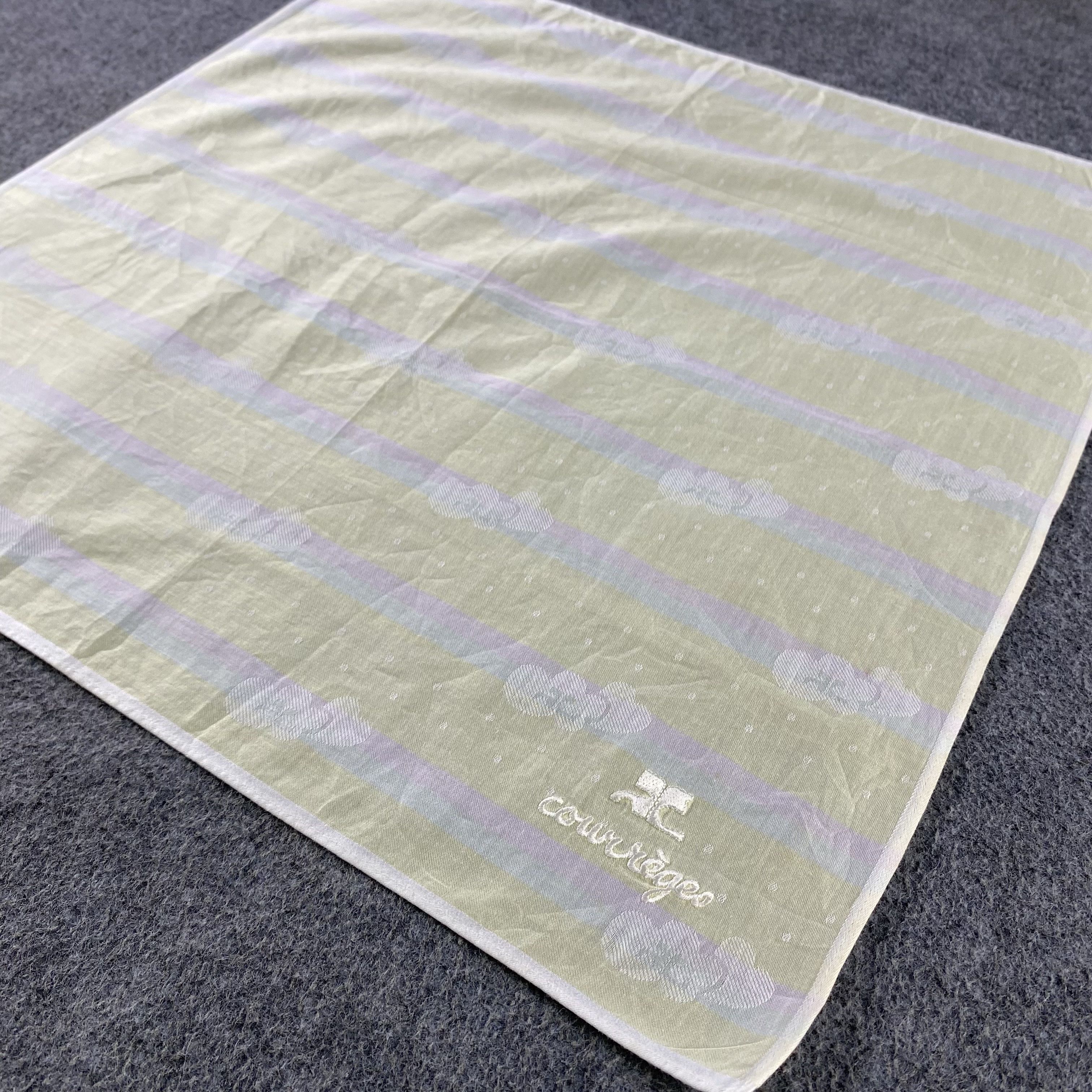 Courreges Courreges Handkerchief/Neckerchief/Bandana HC900 Size ONE SIZE - 2 Thumbnail