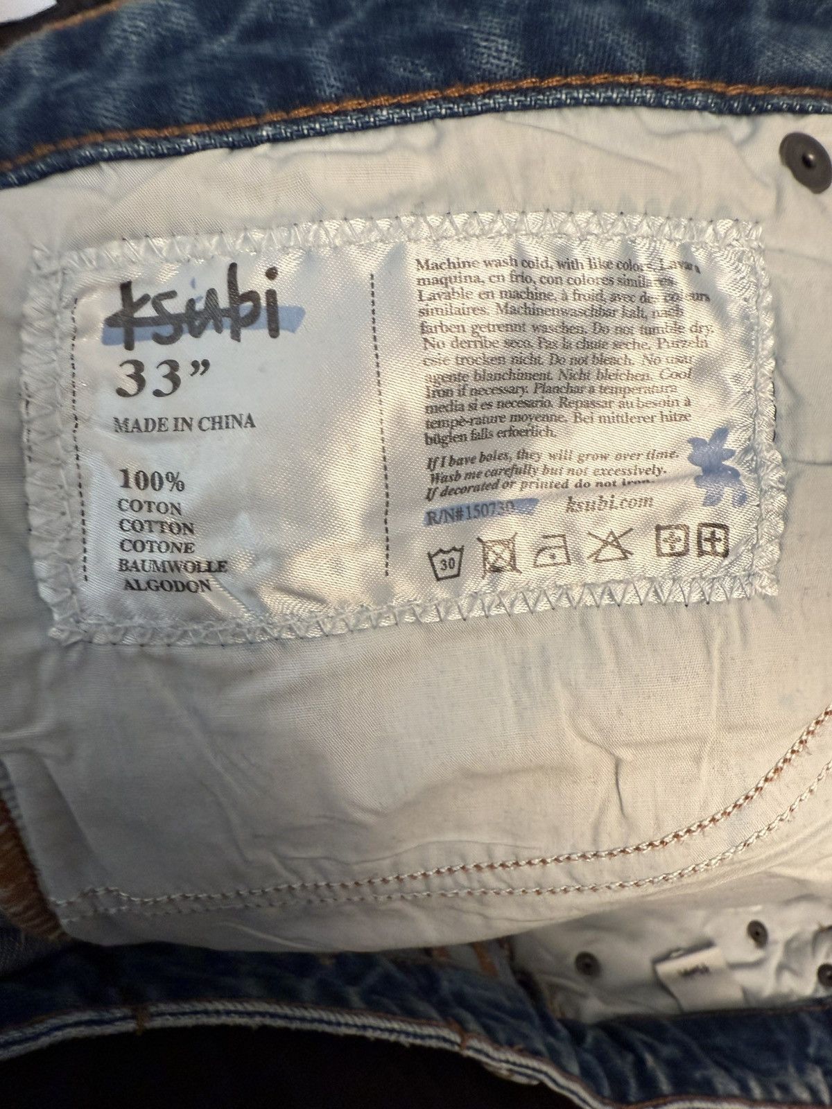 Ksubi Ksubi Jeans Size US 33 - 4 Thumbnail