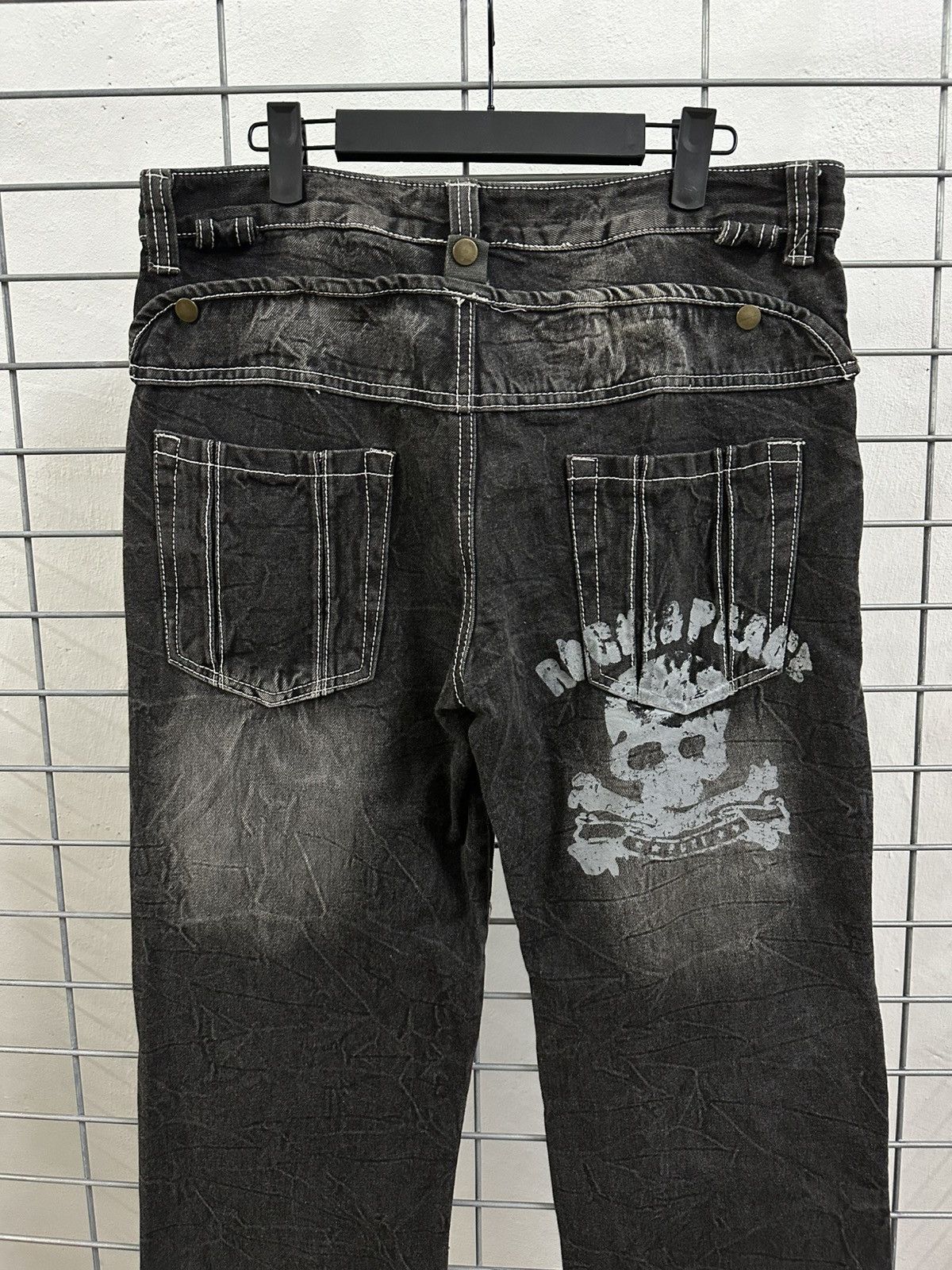If Six Was Nine × Japanese Brand Rare And Beautiful Aston Design Multi Pocket Punk Bush Pants Size US 34 / EU 50 - 19 Thumbnail