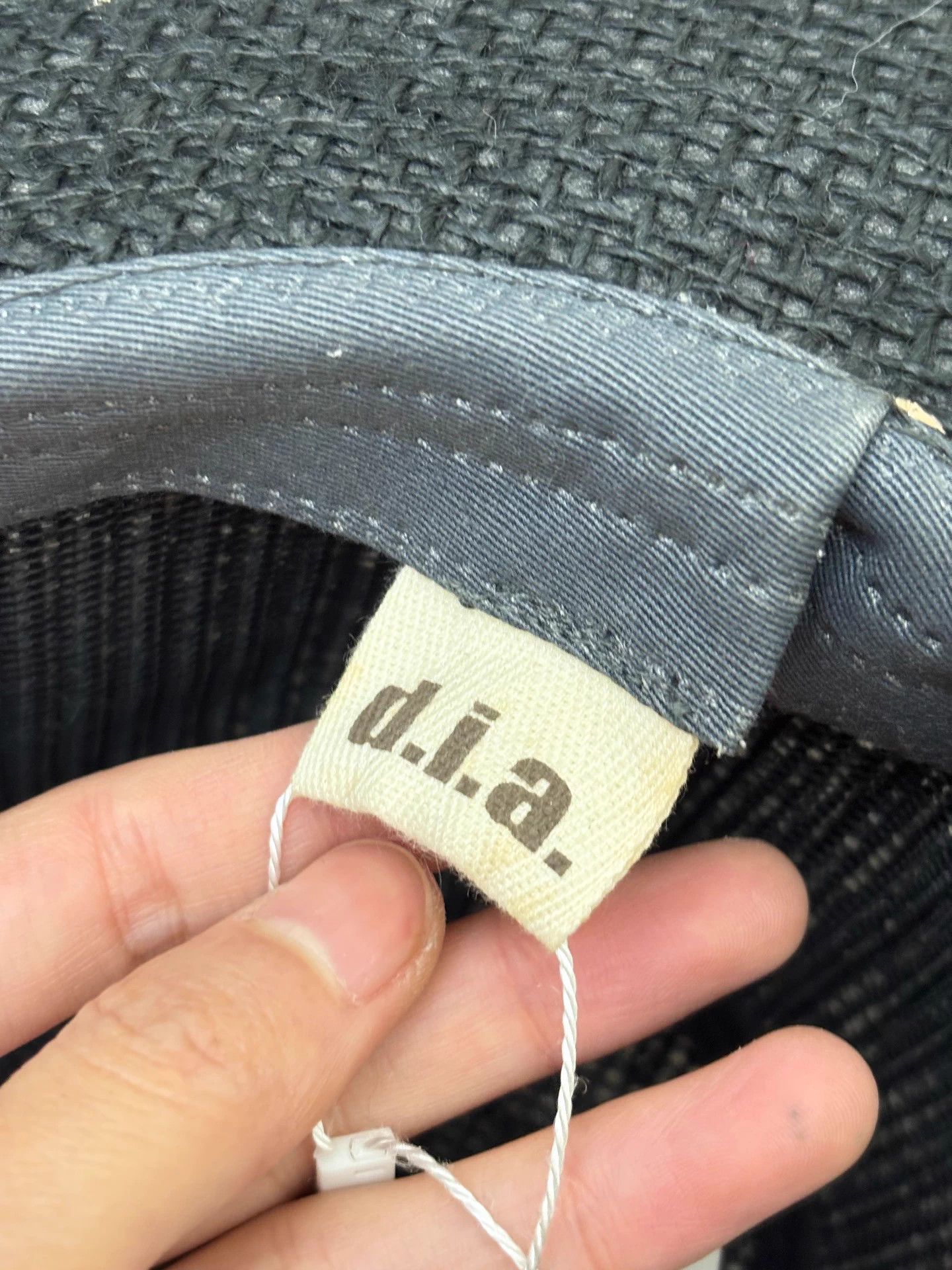 Other d.i.a gal Letter Print Fur Trimmed Woven Hat Size ONE SIZE - 7 Thumbnail