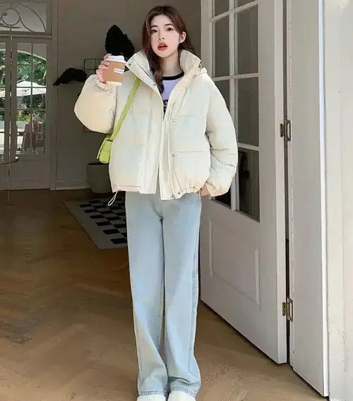 Vintage Zoki Streetwear Thick Warm Parkas Women Fashion Patchwork Size ONE SIZE - 6 Thumbnail