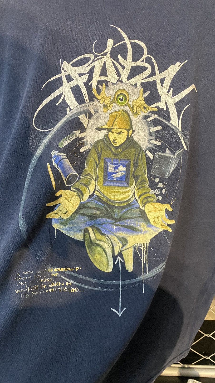 Japanese Brand × Tribal Streetwear × Vintage VINTAGE 90's TRIBAL Y2K GRAPHIC DESIGN TSHIRT XXL Size US XXL / EU 58 / 5 - 4 Thumbnail