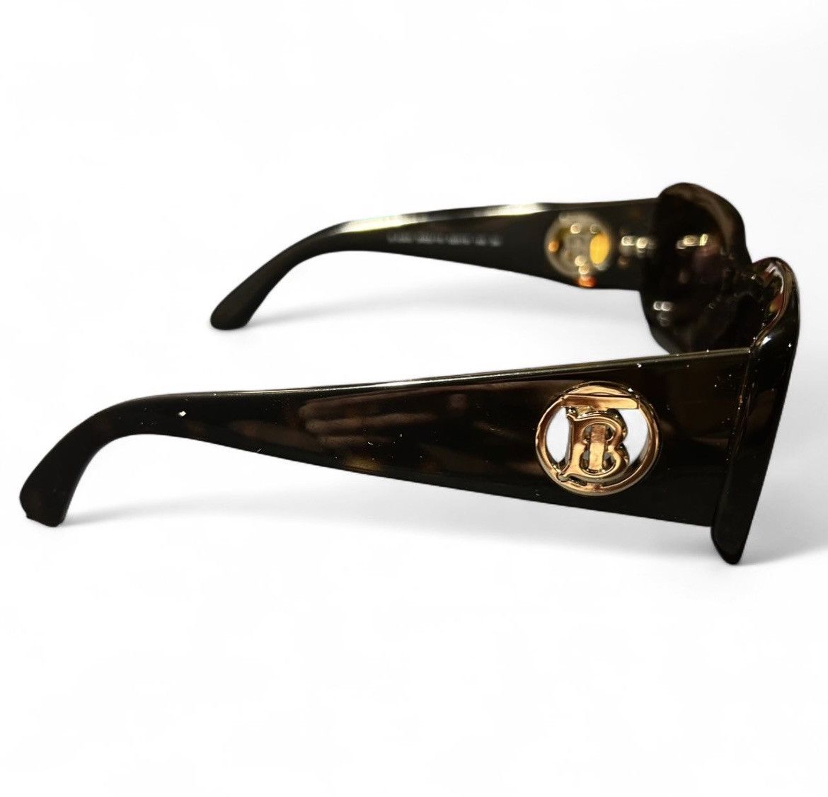 Burberry Burberry Astrid Rectangle Sunglasses In Dark Havana Size ONE SIZE - 2 Thumbnail