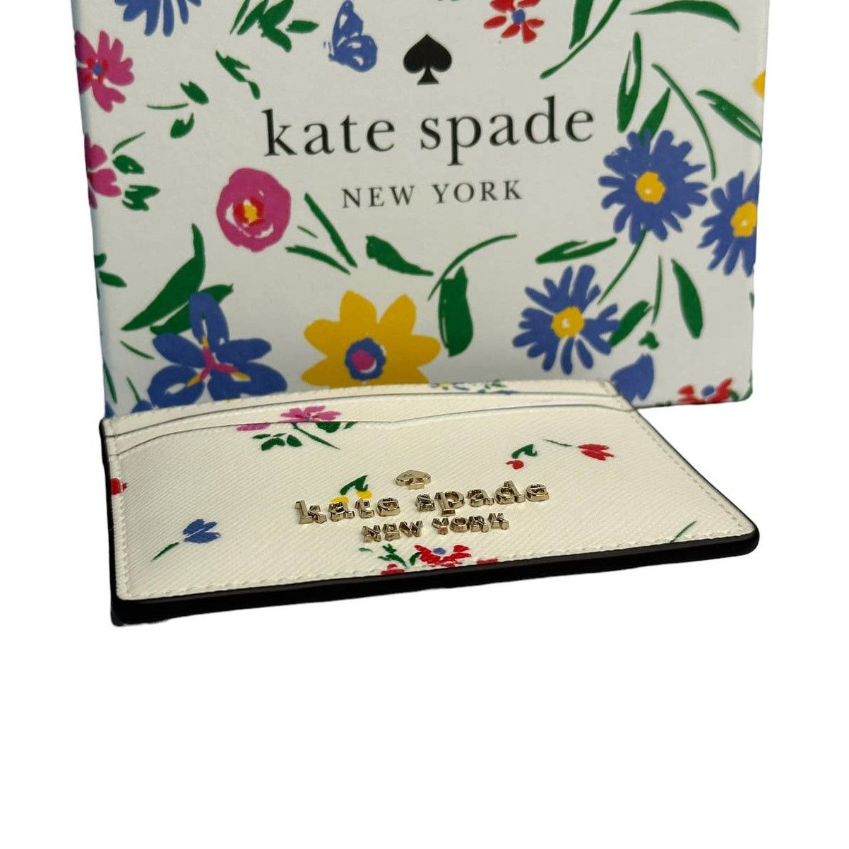 Kate Spade Kate Spade Staci Garden Bouquet Boxed Small Card Holder Size ONE SIZE - 4 Thumbnail