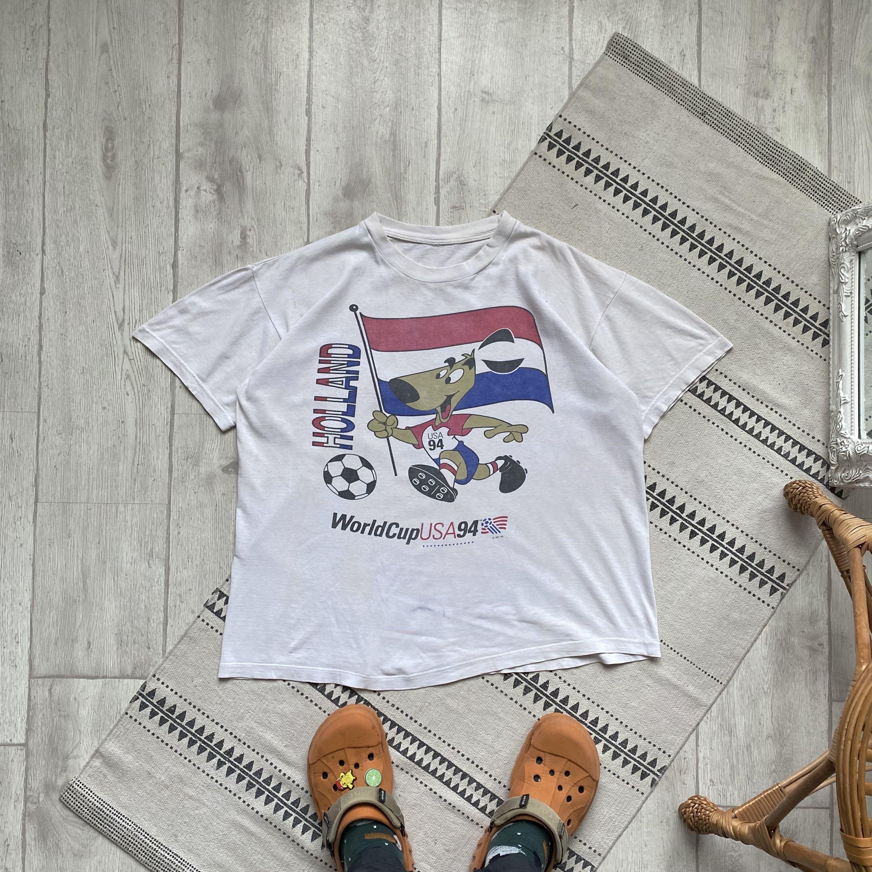 ⚽️ Vintage 94s World Cup USA Holland Tee Soccer jersey
