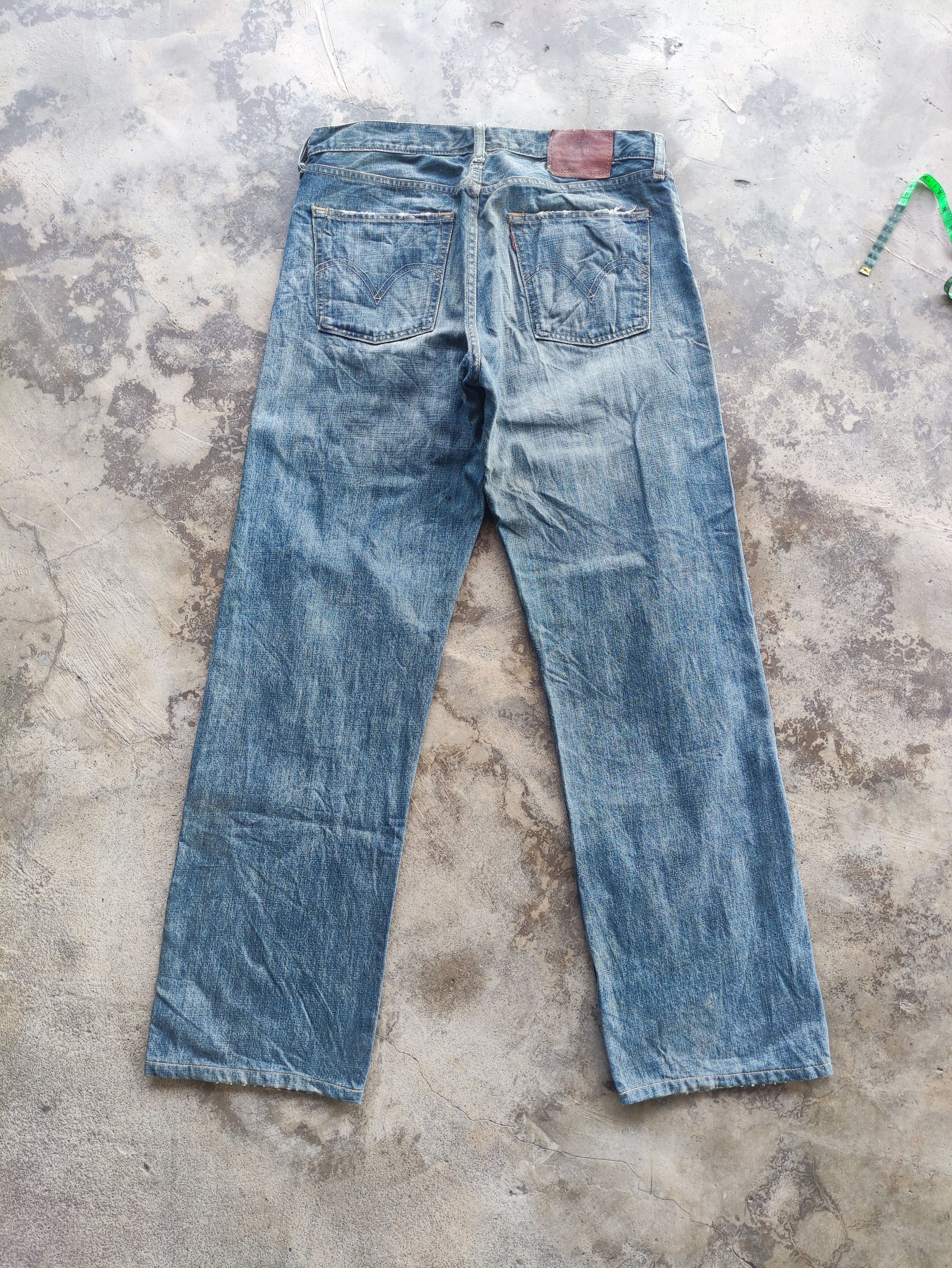 Levi's Vintage Levi's Baggy Jean Faded Distress Pants Size US 34 / EU 50 - 8 Thumbnail