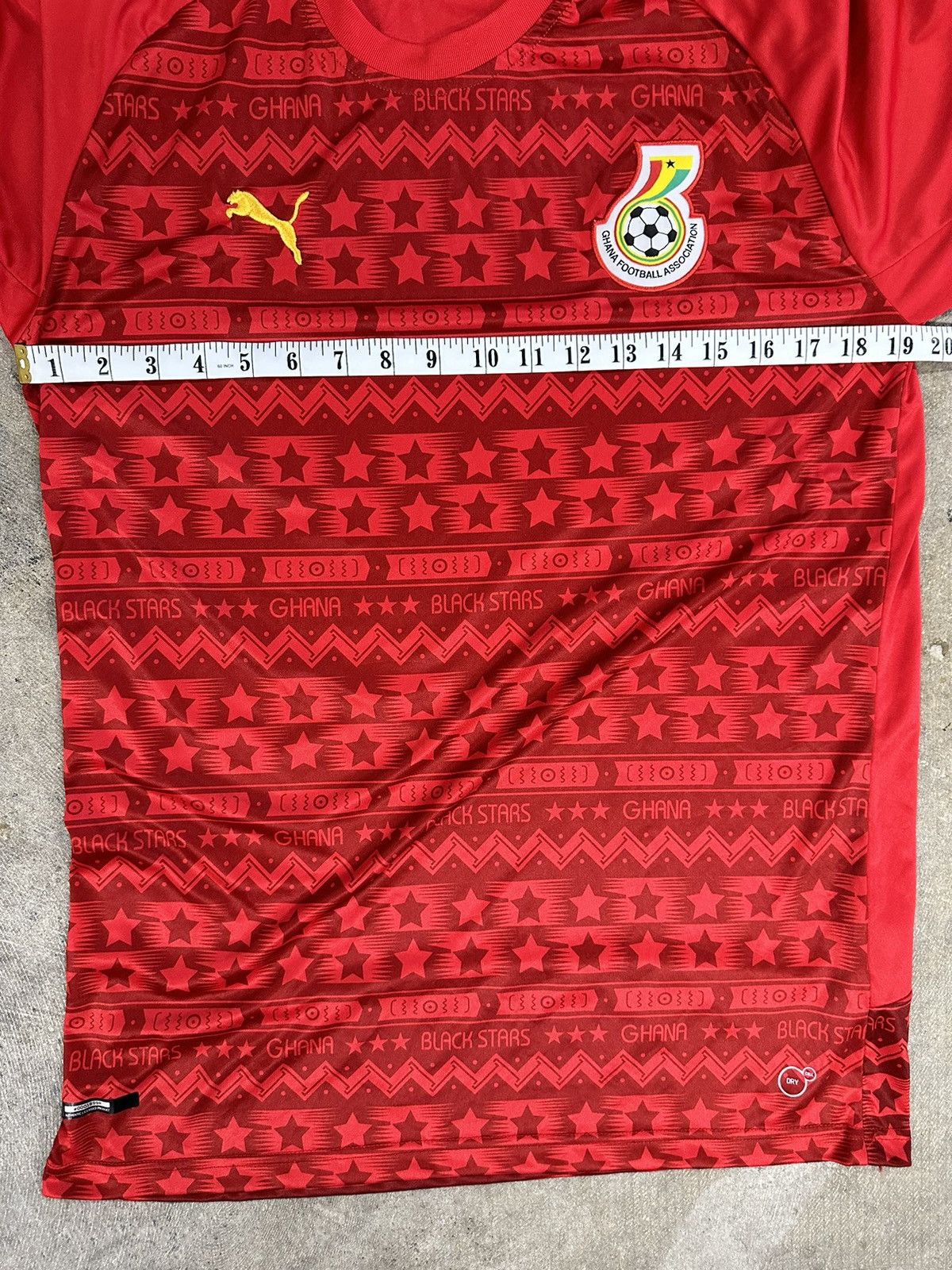 Puma × Vintage 2014 Ghana Soccer Jersey Kit Maglia Away Black Stars Size L / US 10 / IT 46 - 9 Thumbnail