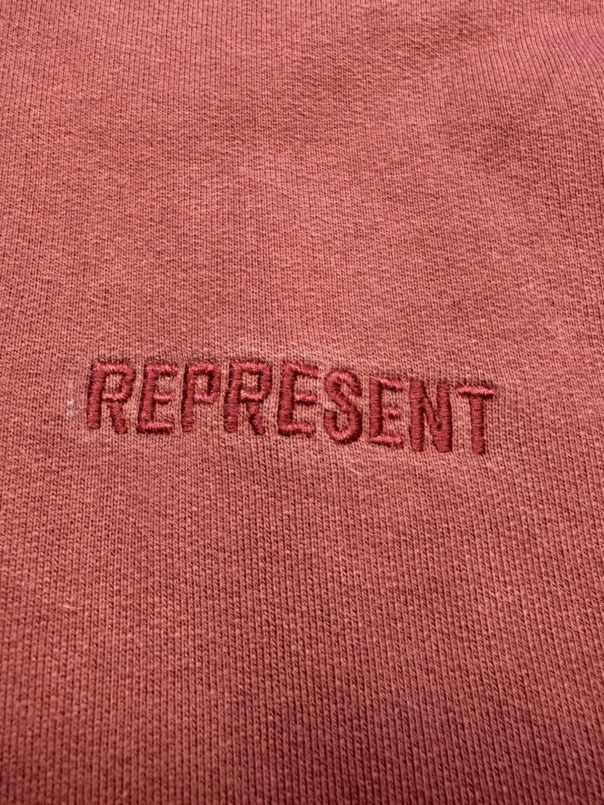 Represent Clo. Represent Blanks Sun-Faded Burgundy Hoodie Streetwear Size L Size US L / EU 52-54 / 3 - 10 Thumbnail