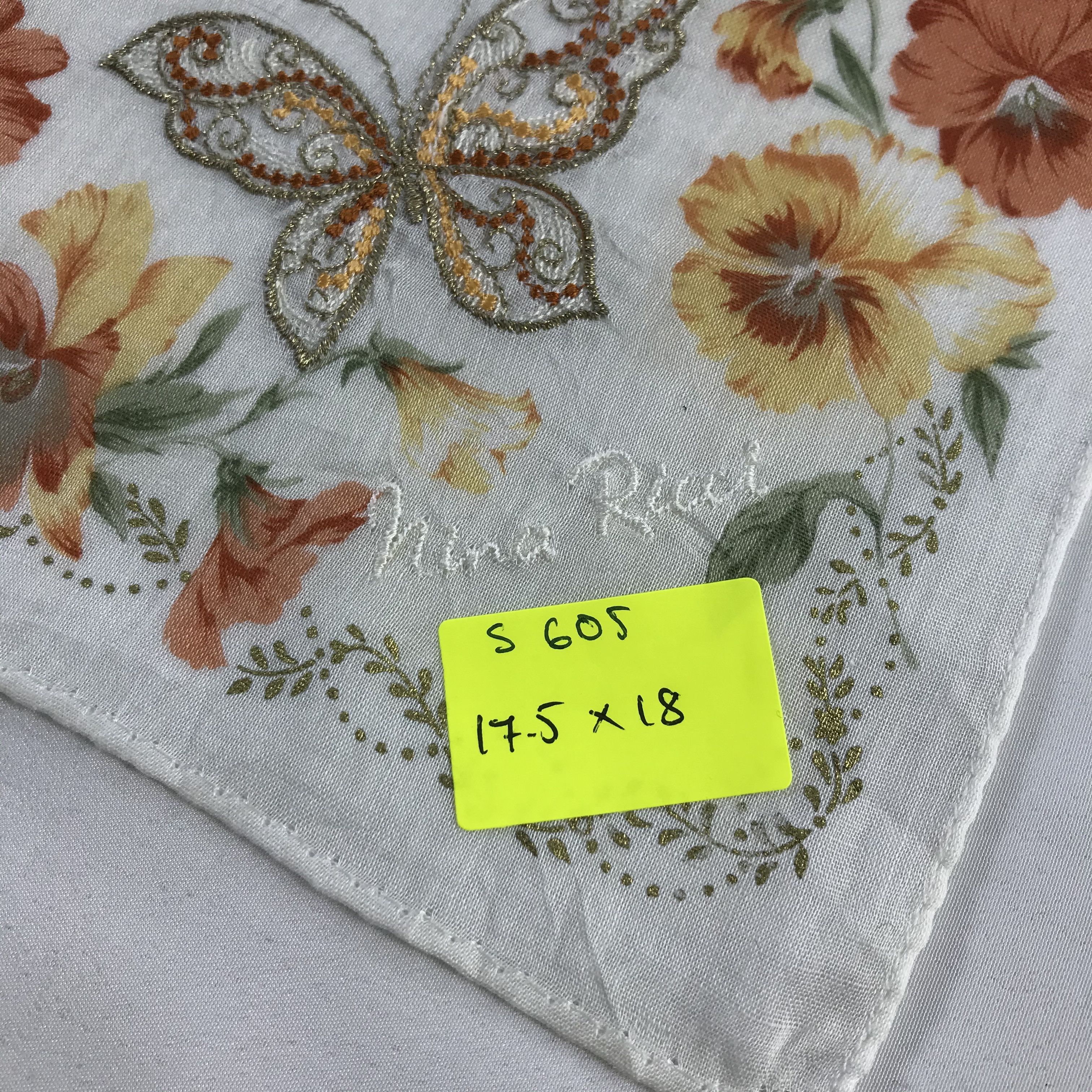 Nina Ricci × Vintage Nina Ricci Bandana / Handkerchief / Neckerchief - S605 Size ONE SIZE - 5 Thumbnail