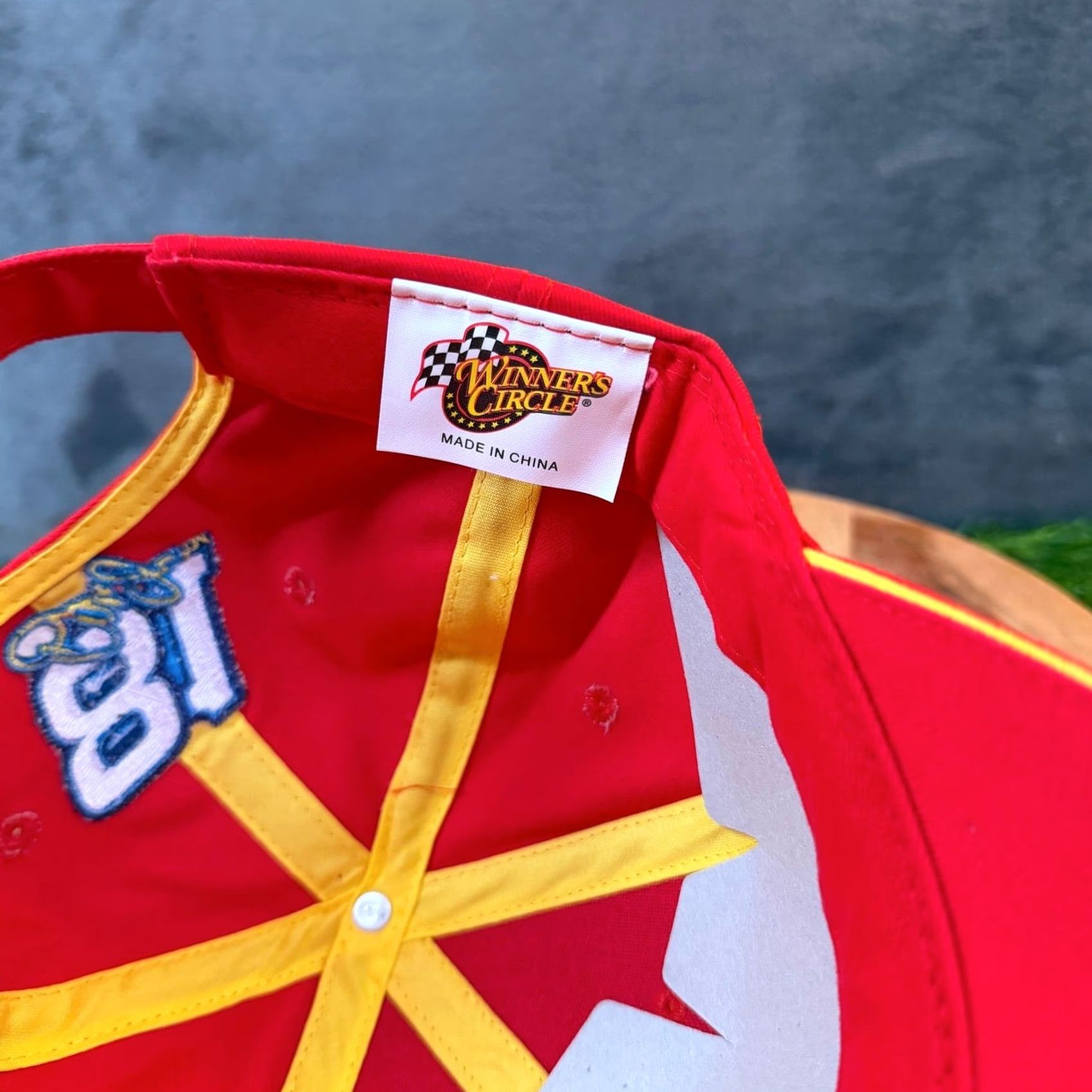 NASCAR VINTAGE Winners Circle Dale Earnhardt Jr 81 Hat Mens One Size Red NASCAR Baseball Cap Size ONE SIZE - 6 Thumbnail