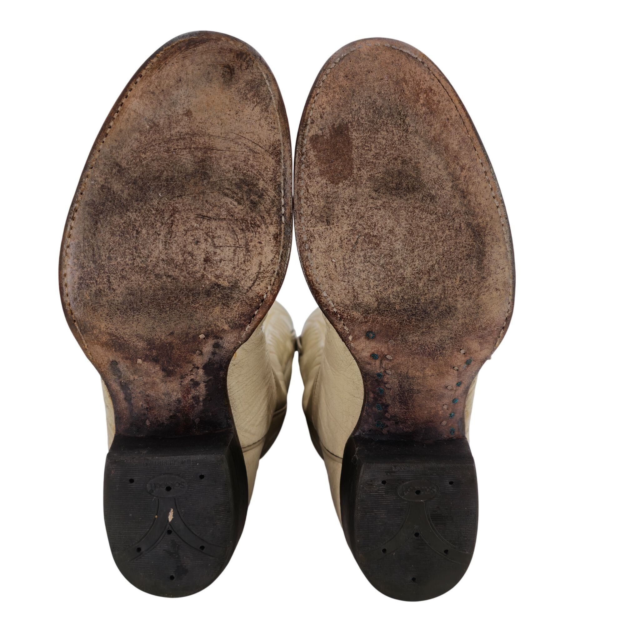 Tony Lama Tony Lama Exotic Ostrich Men Size 9.5D Cream Beige Leather Size US 9.5 / EU 42-43 - 5 Thumbnail