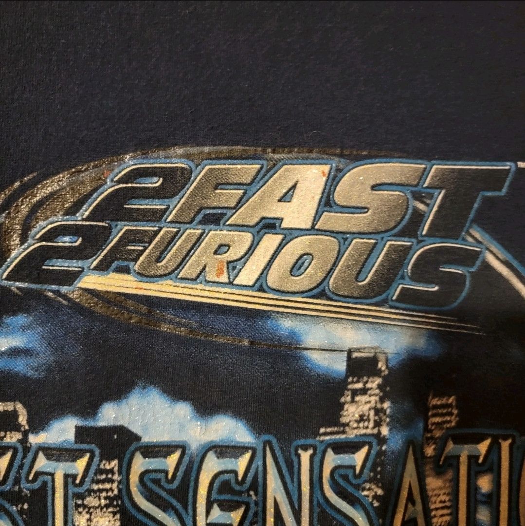 Vintage Vintage 2 Fast 2 Furious Movie Promo T-shirt Fast Sensation Size US XL / EU 56 / 4 - 3 Thumbnail