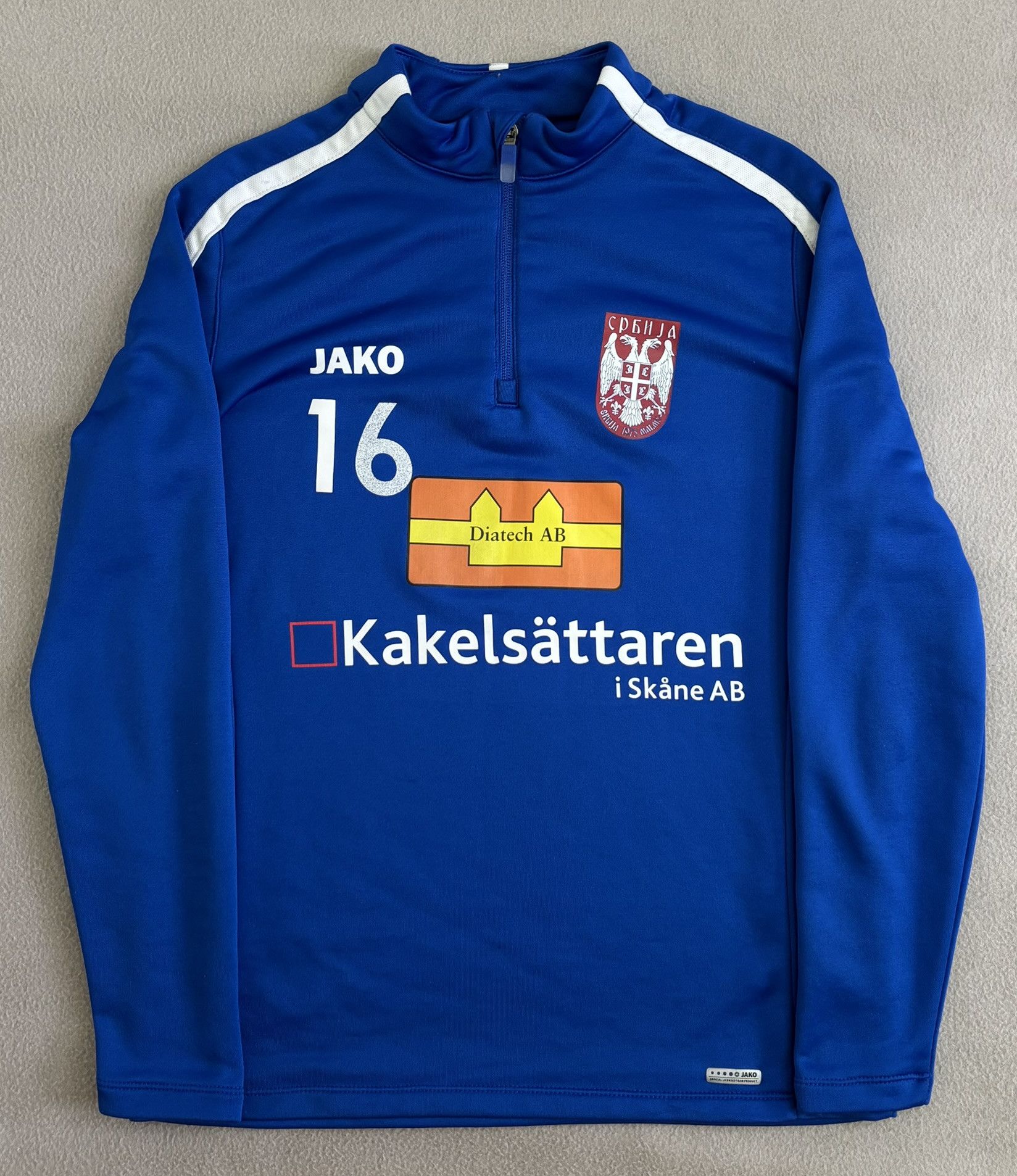 Other Serbia 1975 Malmo #16 Jako Football Sweatshirt size S Size US S / EU 44-46 / 1 - 5 Thumbnail