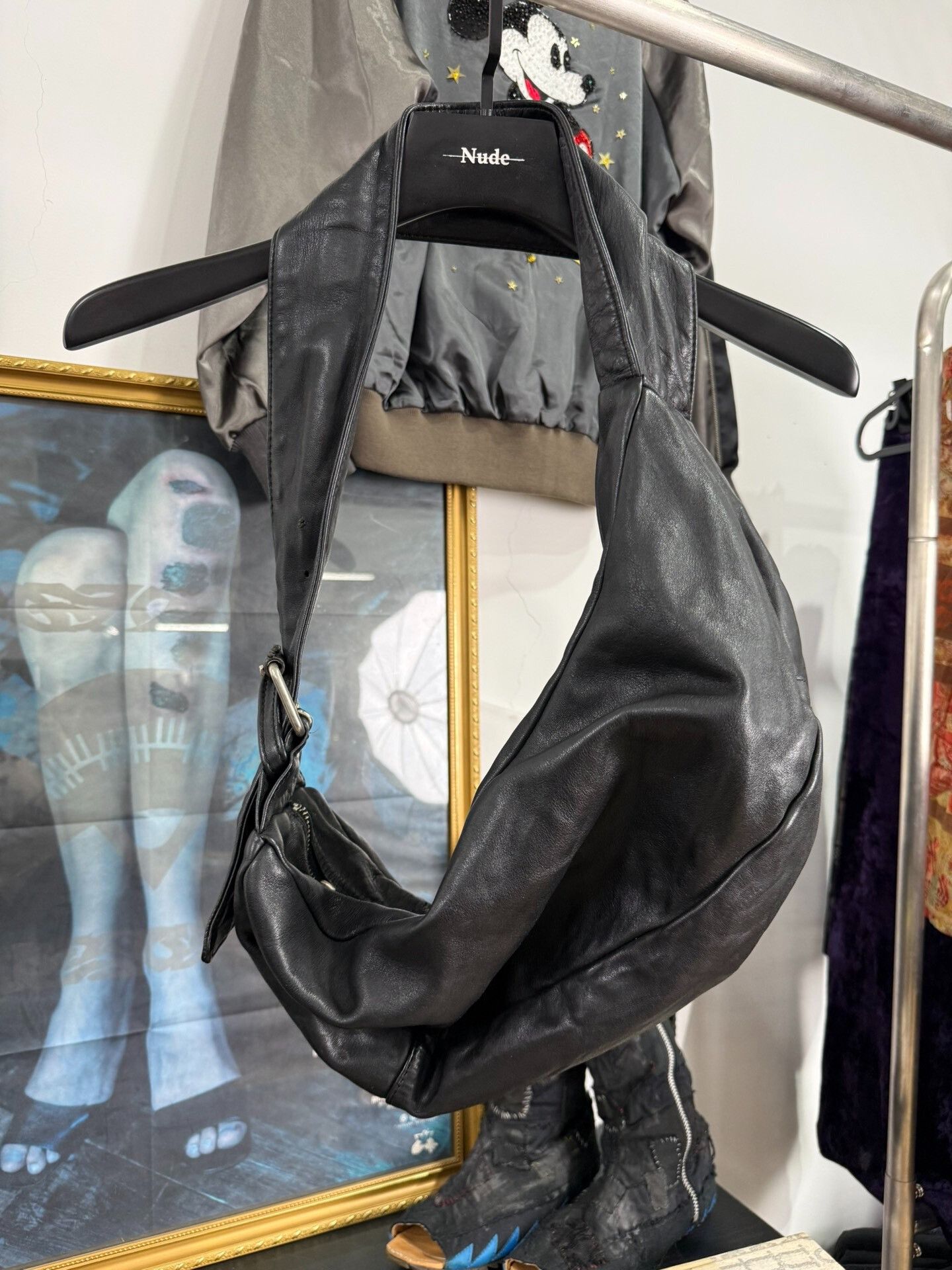Yohji Yamamoto Yohji Yamamoto Gyoza Bag Size ONE SIZE - 1 Thumbnail