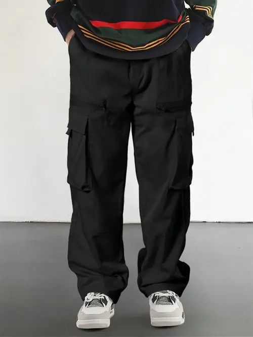 Designer × Japanese Brand × Vintage y2k baggy cargo hiphop Parachute pants Size US 35 - 3 Thumbnail