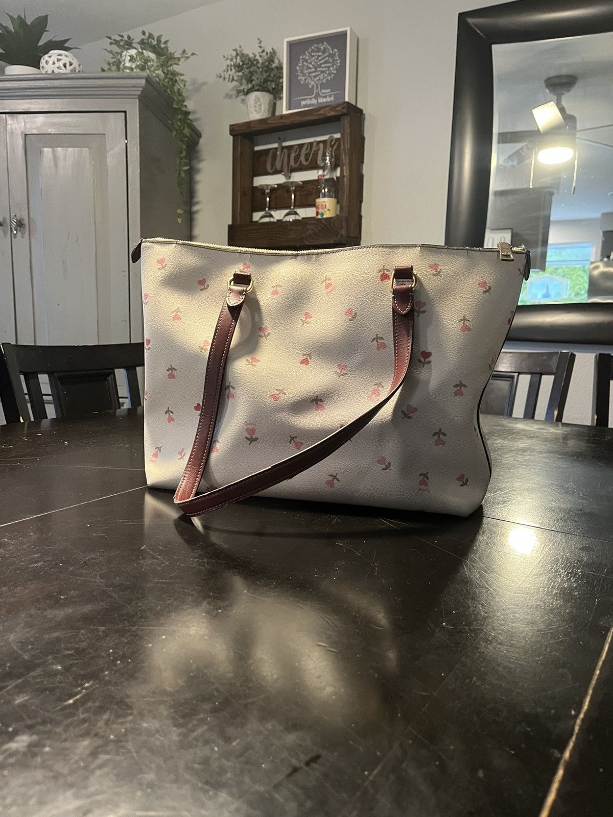 Coach Cream Limited edition Valentine’s Day Coach Gallery Tote Size ONE SIZE - 3 Thumbnail