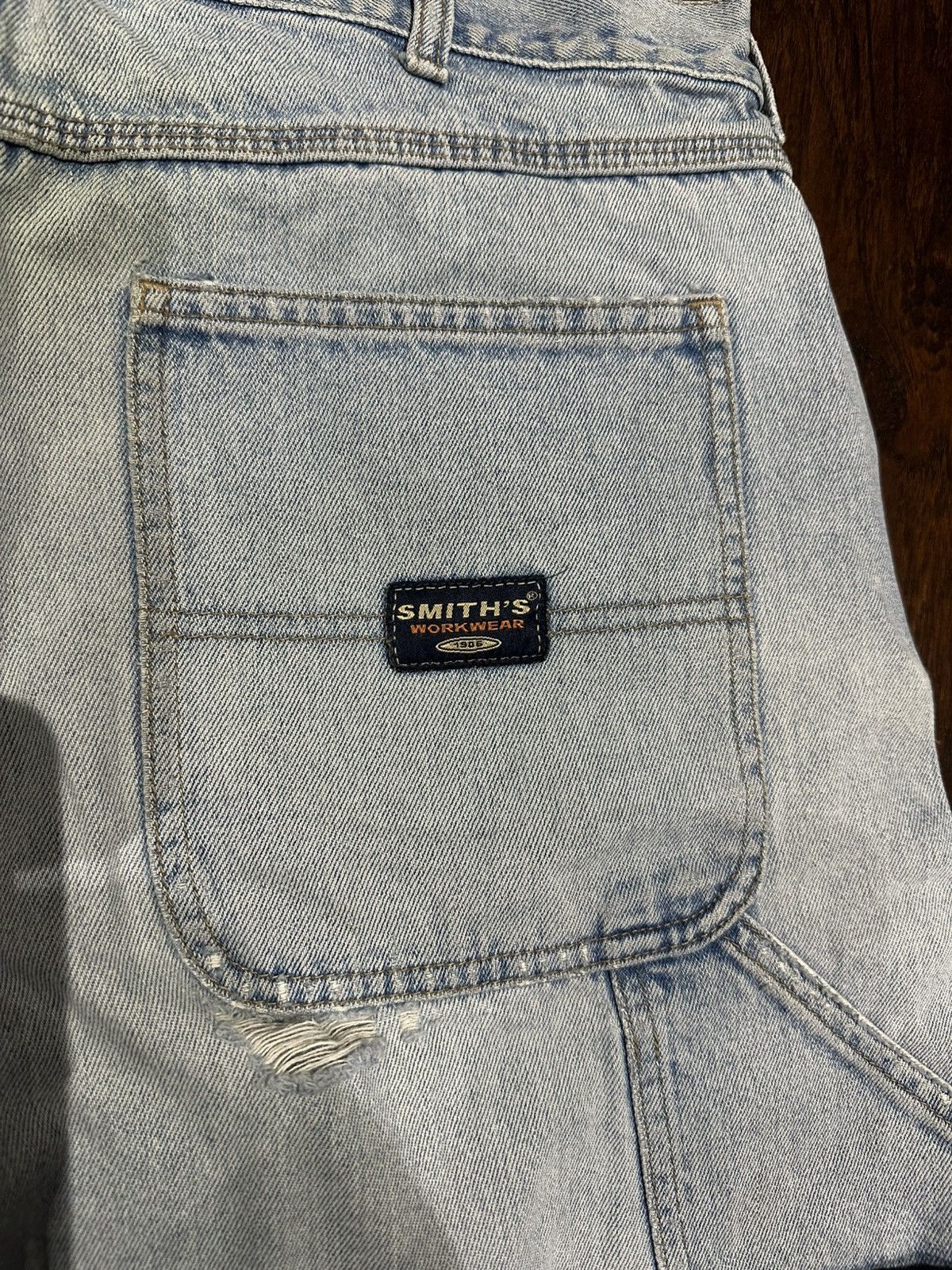 Other Light wash baggy carpenter shorts - smiths workwear Size US 36 / EU 52 - 4 Thumbnail