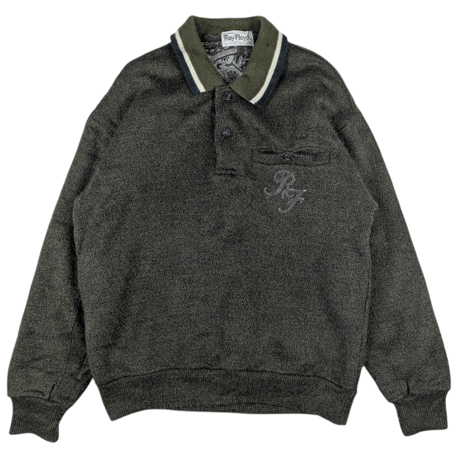 Japanese Brand Vintage 90's RAY FLOYD Wool Jumper Sweatshirt Size US M / EU 48-50 / 2 - 3 Thumbnail