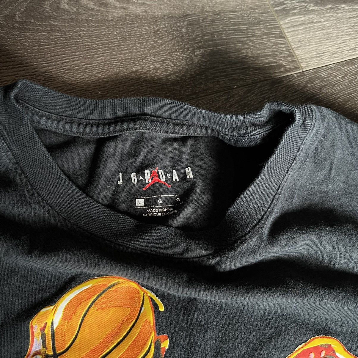 Jordan Brand Nike Air Jordan Hoops for Heroes Philip Burke Graphic Tee Size US L / EU 52-54 / 3 - 6 Thumbnail