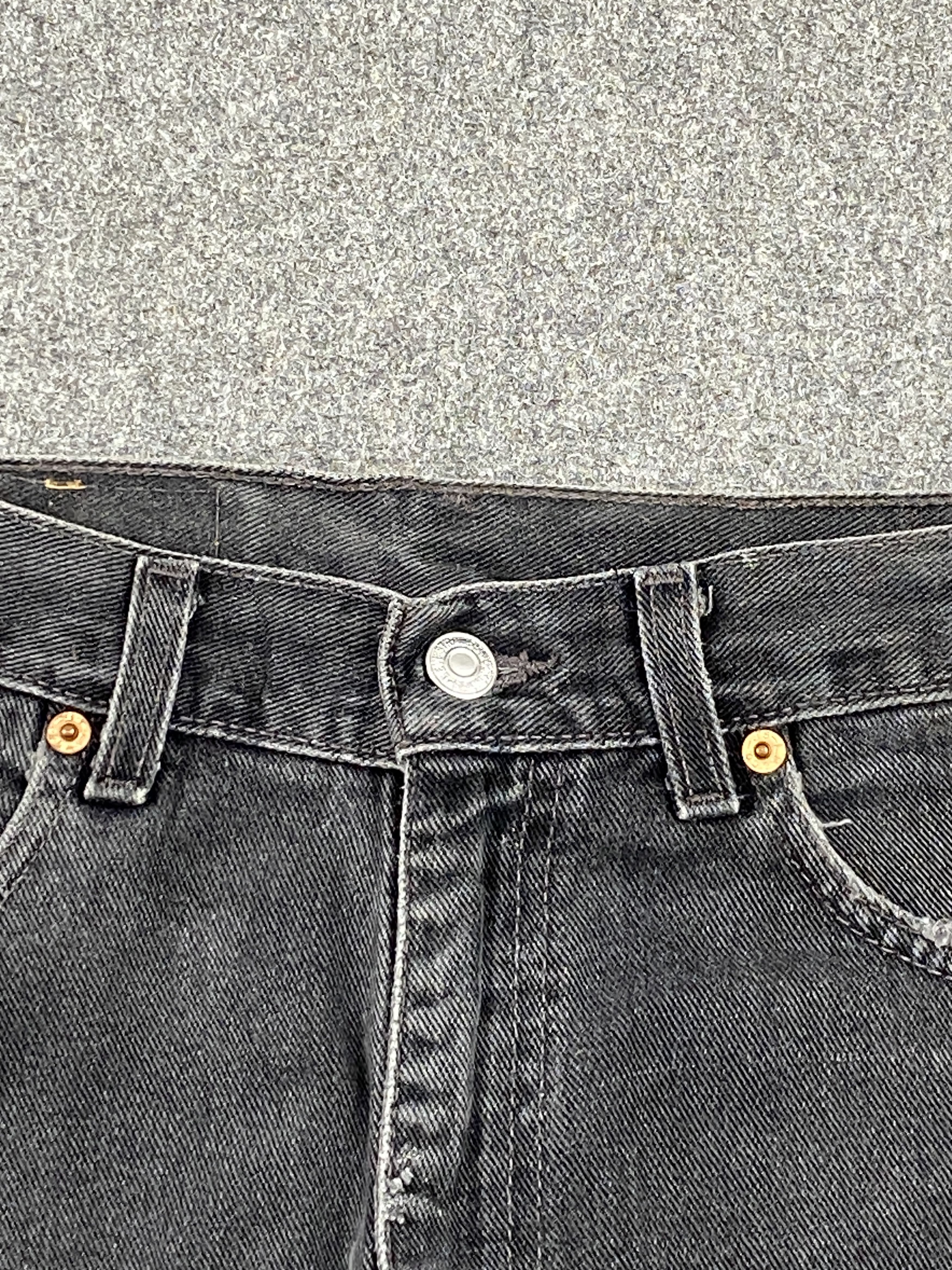 Levi's × Vintage Vintage 90s Levis 505 Faded Black Jeans DP2315 Size US 31 - 9 Thumbnail