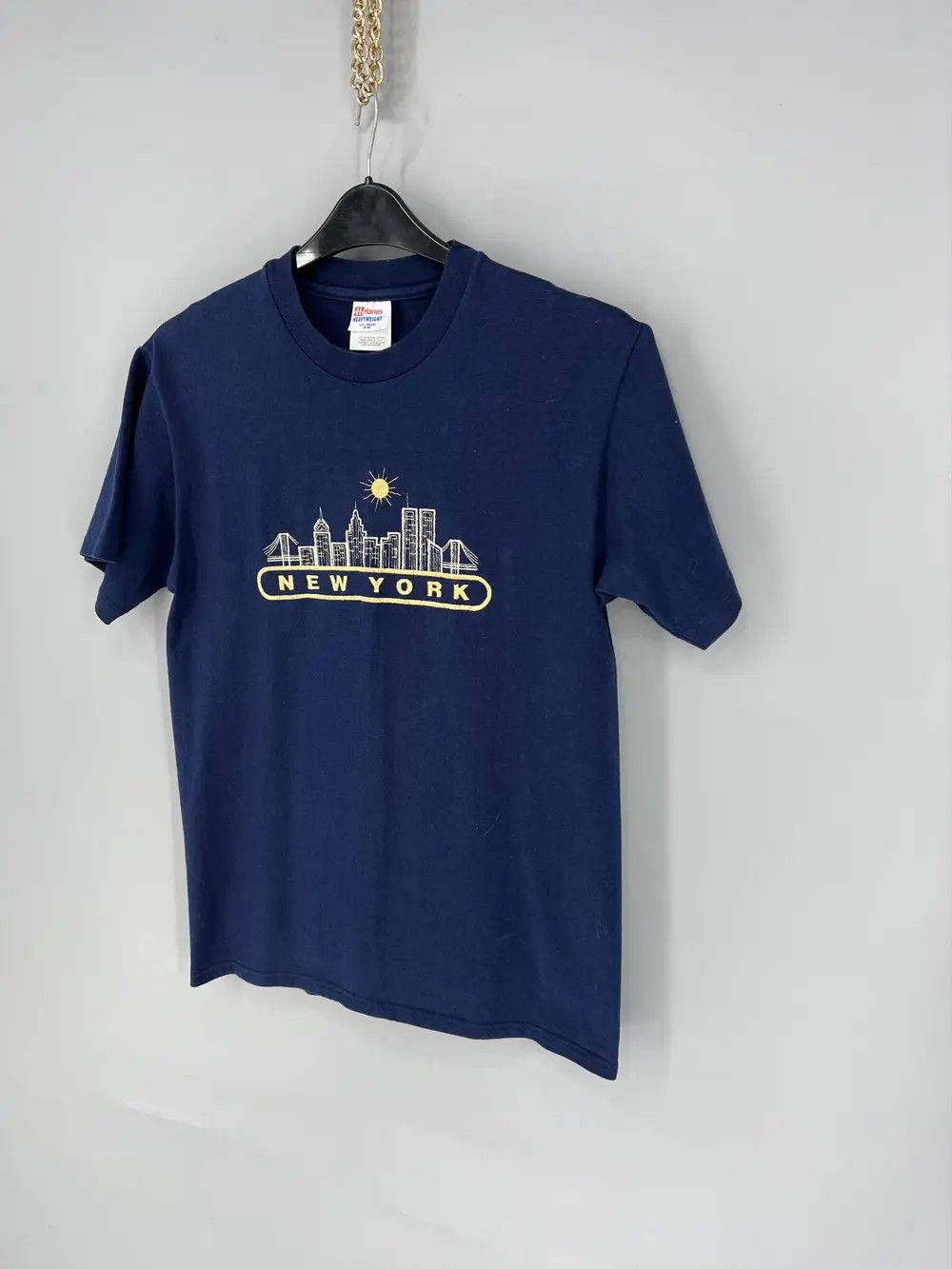 Vintage Rare Vintage 90s New York Embroidery T-Shirt single stitch Size US M / EU 48-50 / 2 - 4 Thumbnail