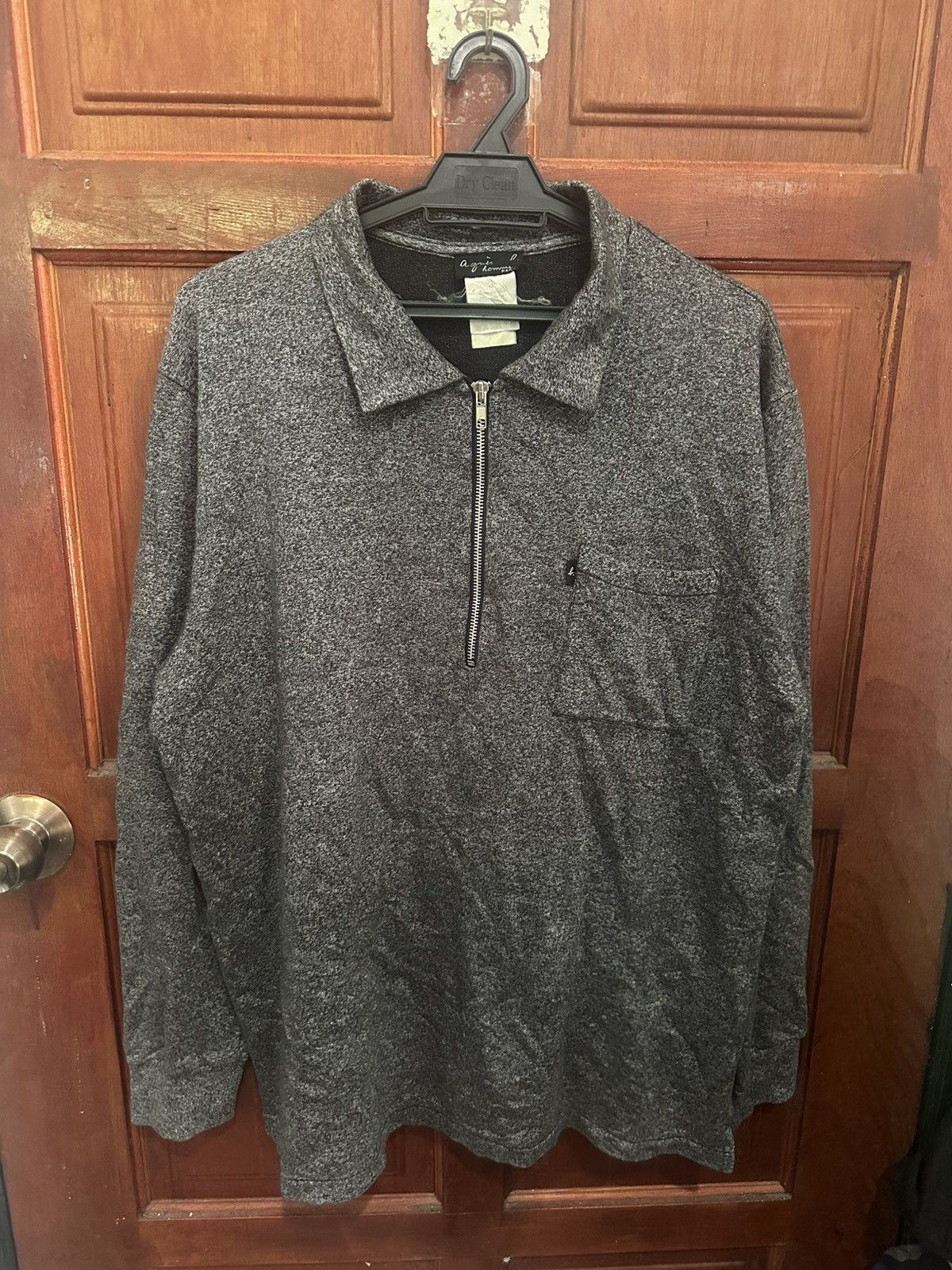agnes b. Vintage Agnes b Quater Zip Sweater Size US L / EU 52-54 / 3 - 1 Thumbnail