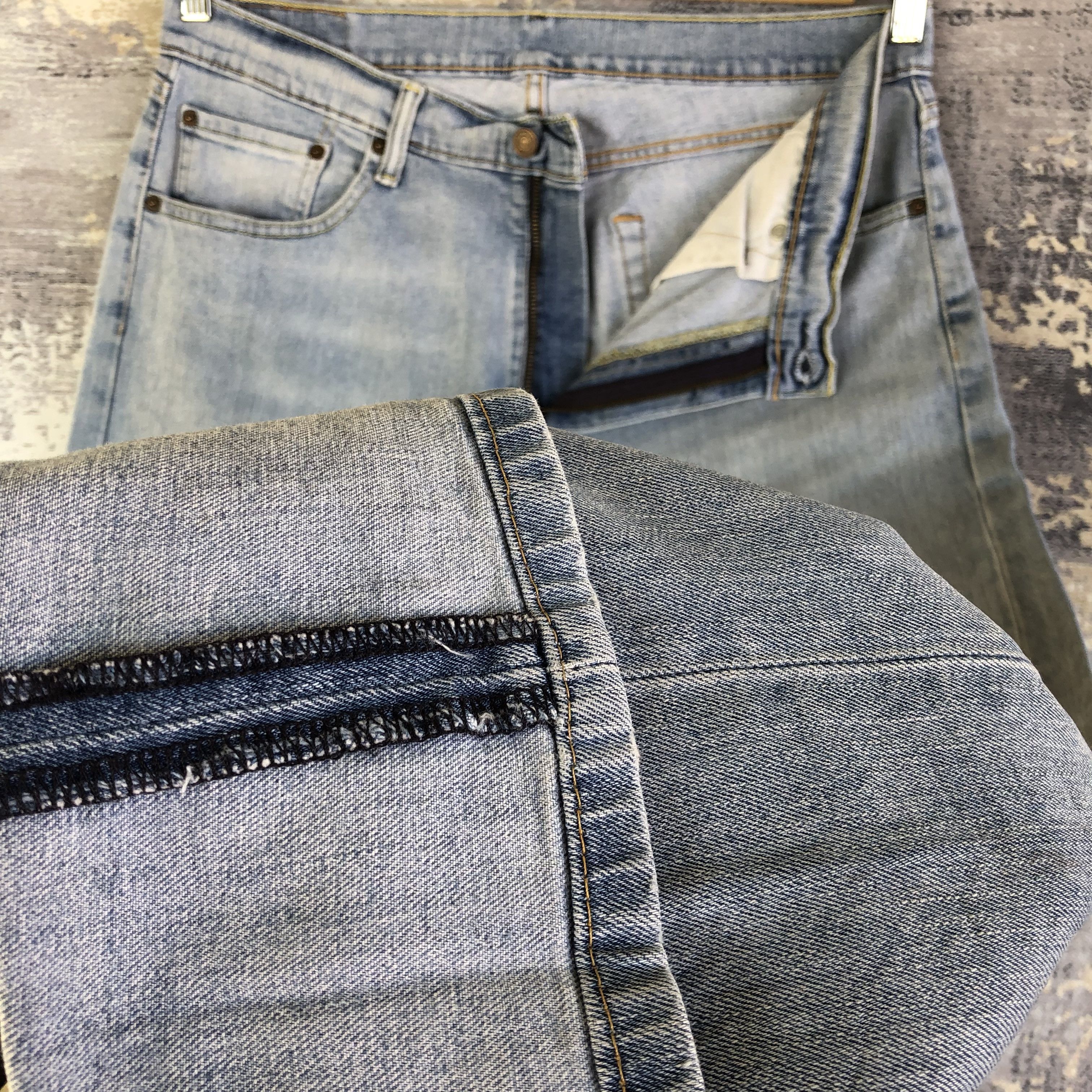 Levi's Vintage 90's Levis 505 Light Wash Jeans Faded Levis Denim Size US 34 / EU 50 - 7 Thumbnail