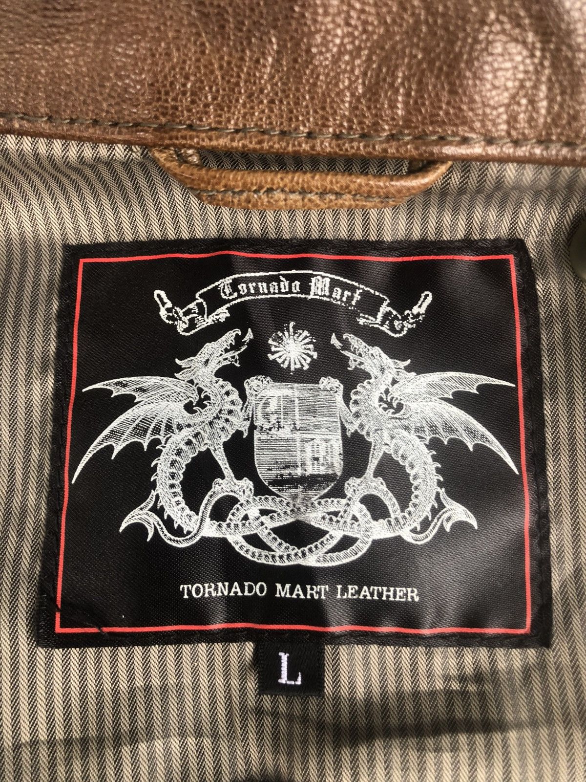 Tornado Mart Tornado Mart Leather Jacket Size US L / EU 52-54 / 3 - 18 Thumbnail