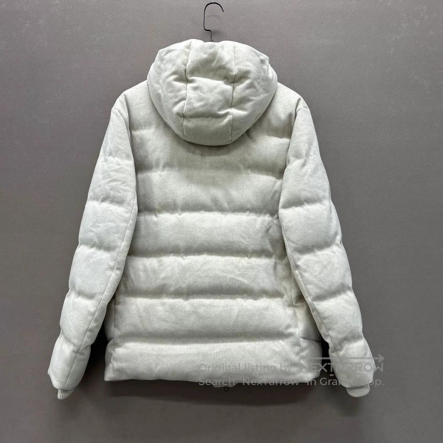 Loro Piana White Hooded Puffer Jacket Size L. Size US L / EU 52-54 / 3 - 2 Thumbnail