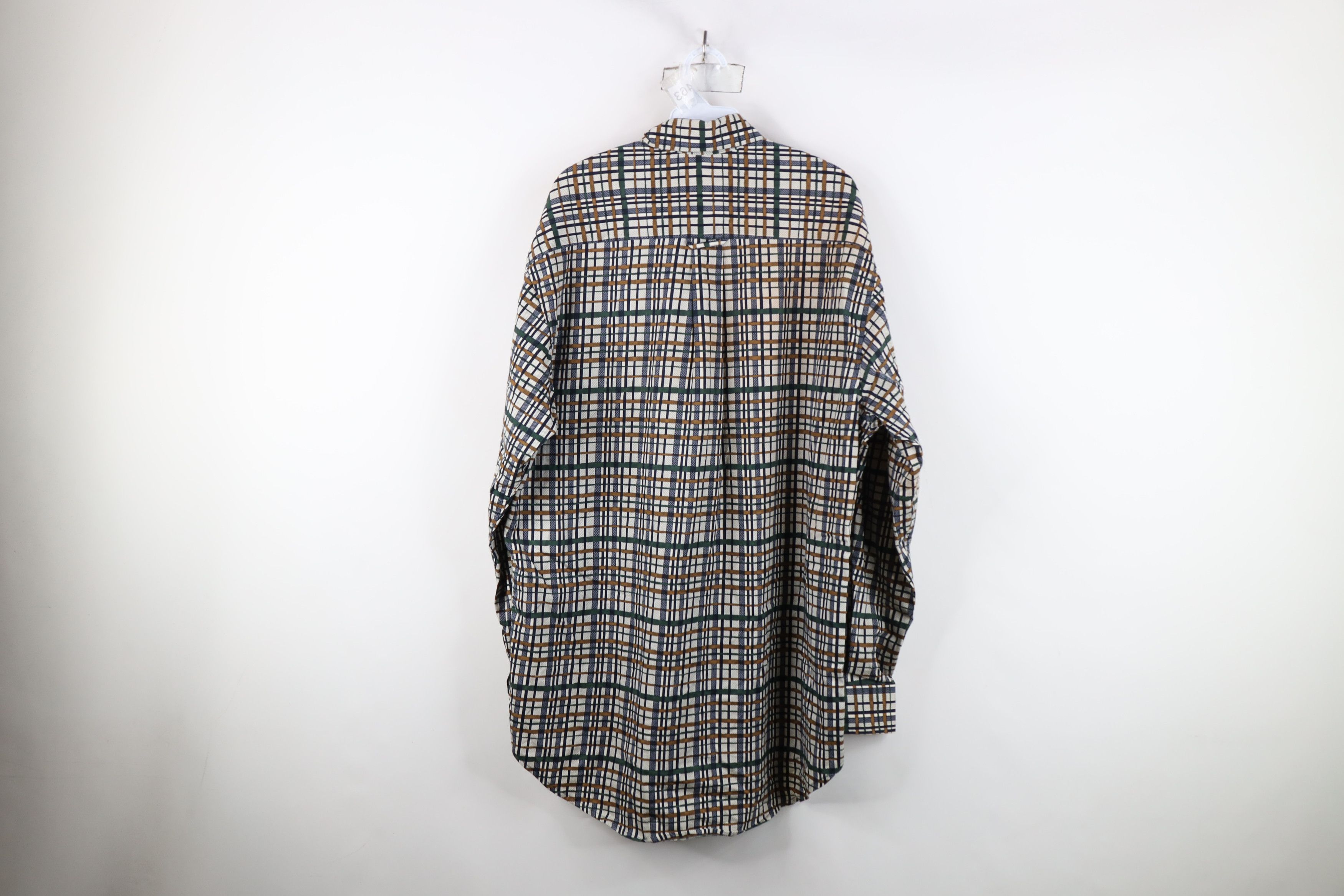Vintage Vintage 90s Streetwear Collared Button Down Shirt Plaid Size US L / EU 52-54 / 3 - 10 Thumbnail