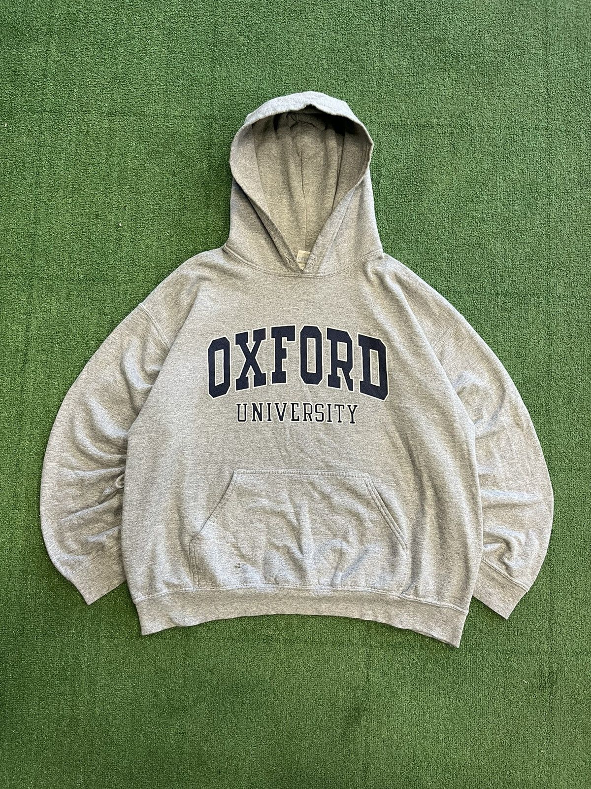 Other Vintage Y2K Oxford University American College 90s Hoodie Size US L / EU 52-54 / 3 - 2 Thumbnail