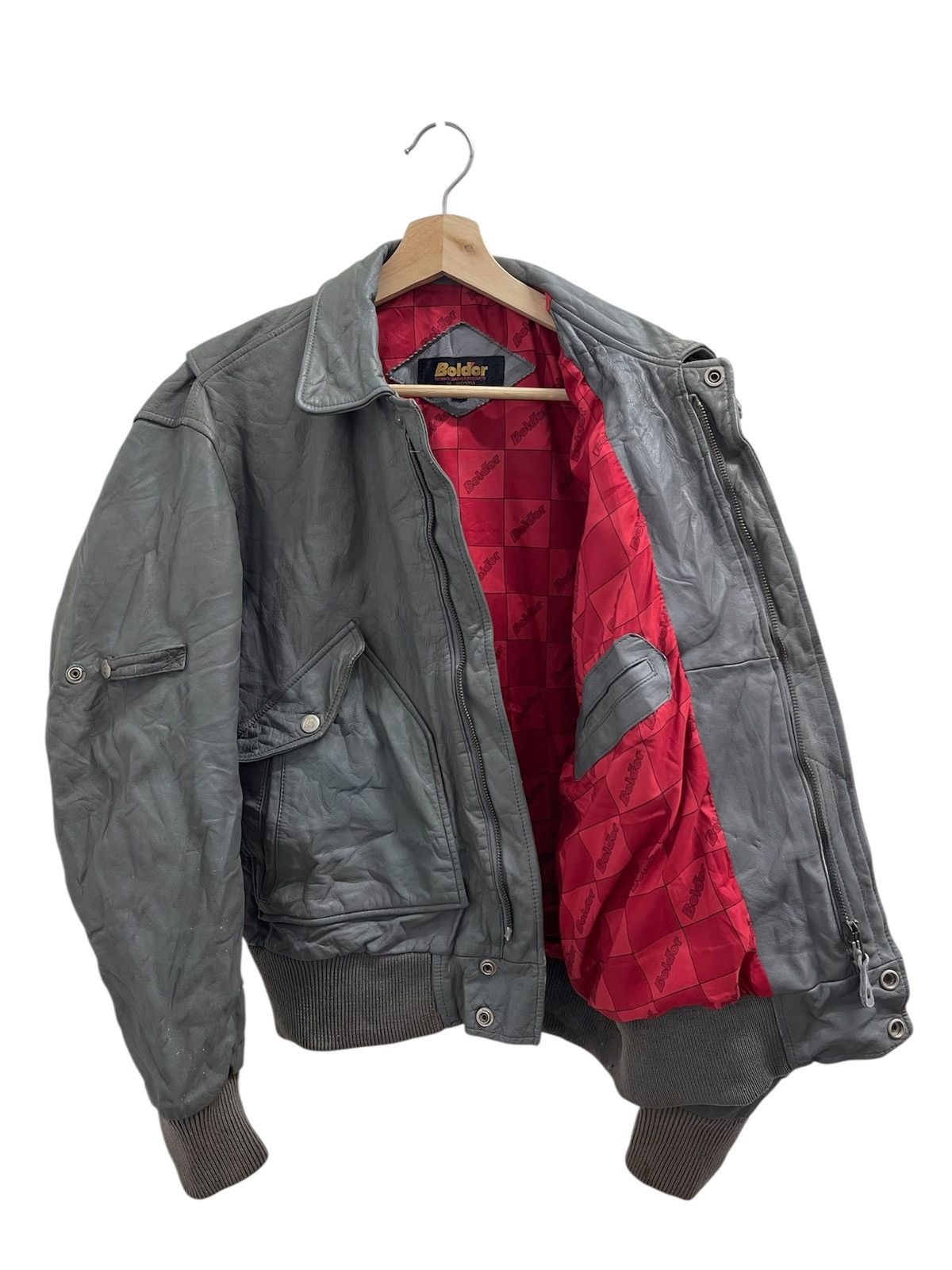 Honda Boldor By Honda Leather Flight Jacket Size US S / EU 44-46 / 1 - 1 Thumbnail