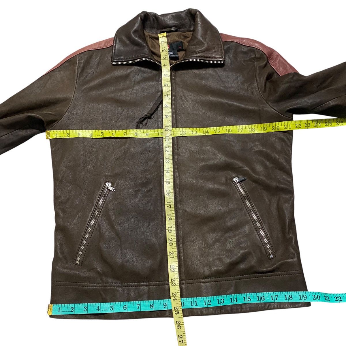 Diesel Vintage Diesel Leather Jacket 'Trabajadores Size US M / EU 48-50 / 2 - 16 Thumbnail