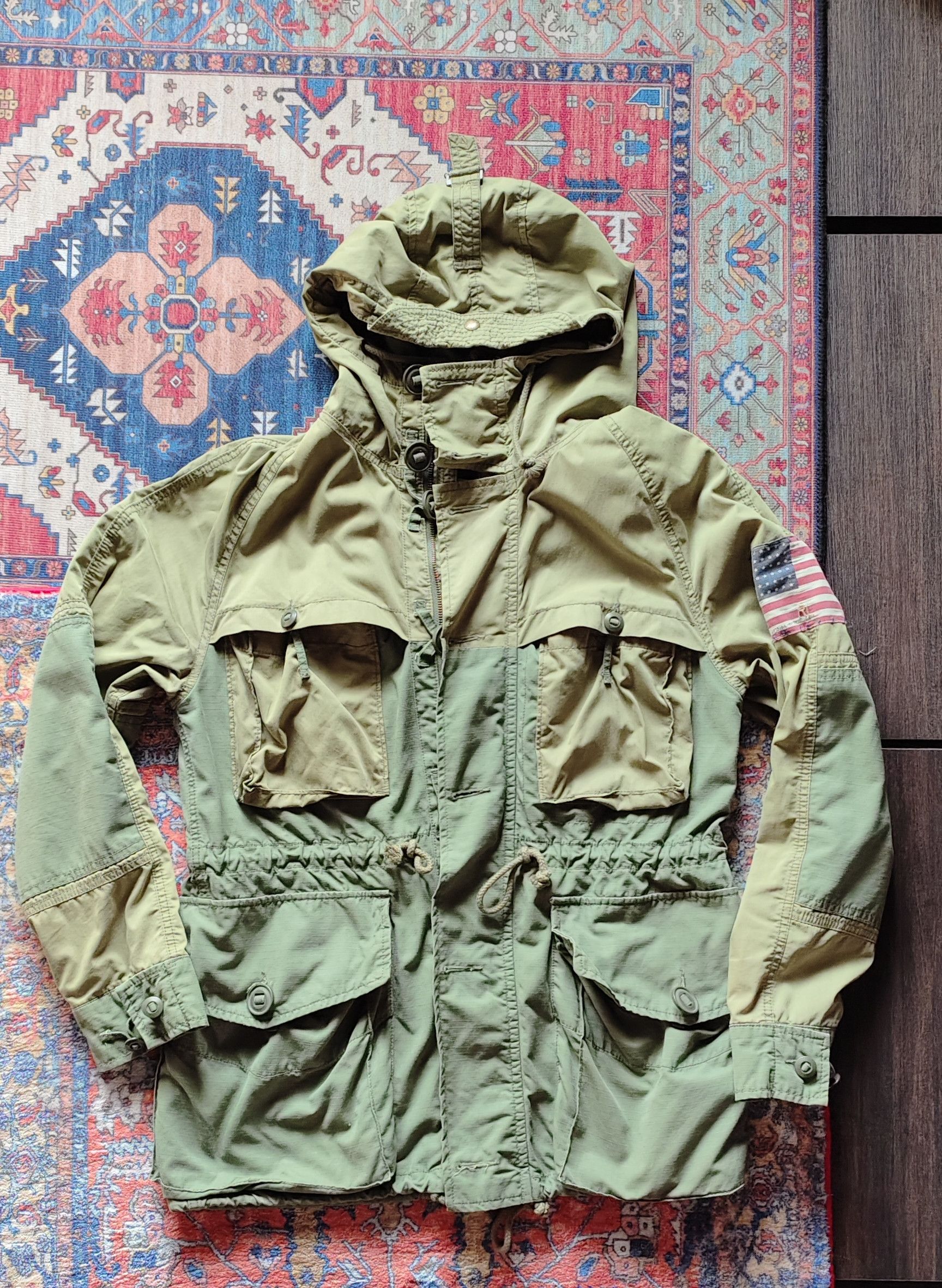 DENIM&SUPPLY RALPH LAUREN ミリタリーコート DENIM&SUPPLY Ralph Lauren モッズコート M-51 タイプ フィッシュ