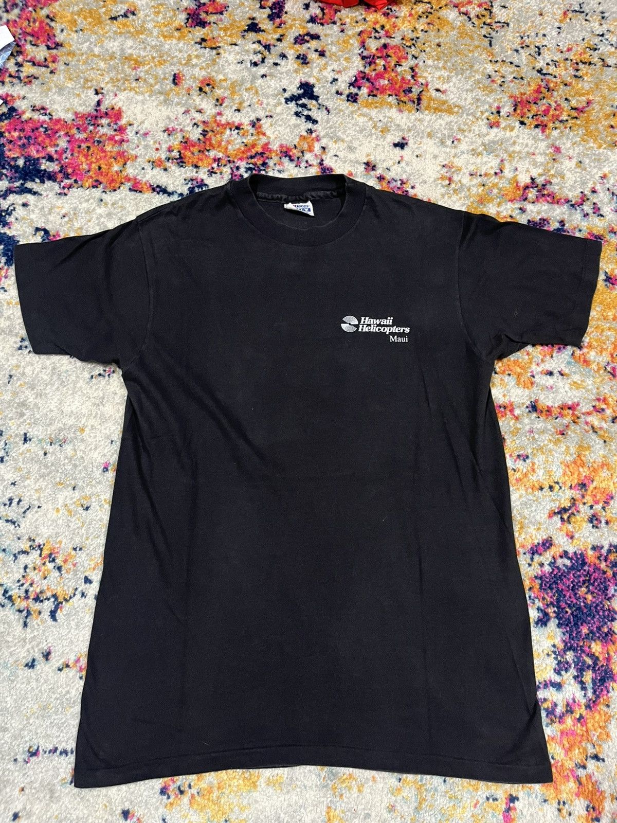 Vintage Vintage Helicopter shirt Large Size US L / EU 52-54 / 3 - 3 Thumbnail