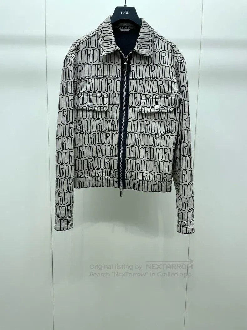 Dior Dior Letter denim jacket Size US S / EU 44-46 / 1 - 1 Thumbnail