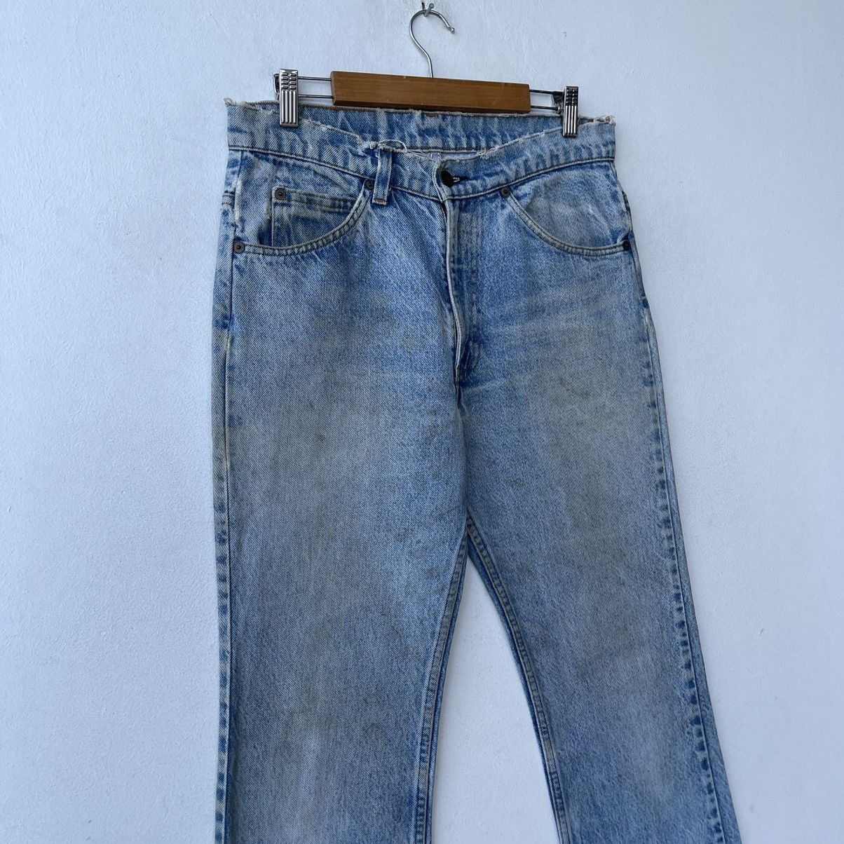 Levi's Vintage 80s Levi's 517 Orange Tab Bootcut Jeans Size US 31 - 4 Thumbnail