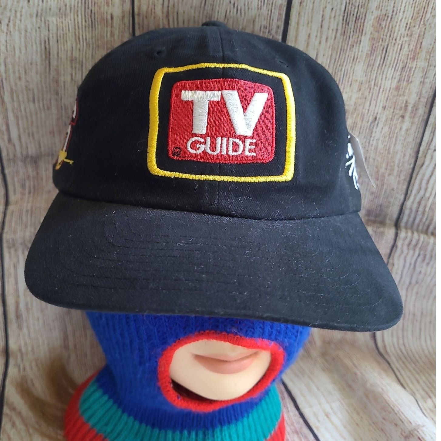 NASCAR × Vintage Vtg Nascar TV guide snapback hat #16 Kevin Lepage 1999 2000 Size ONE SIZE - 2 Thumbnail