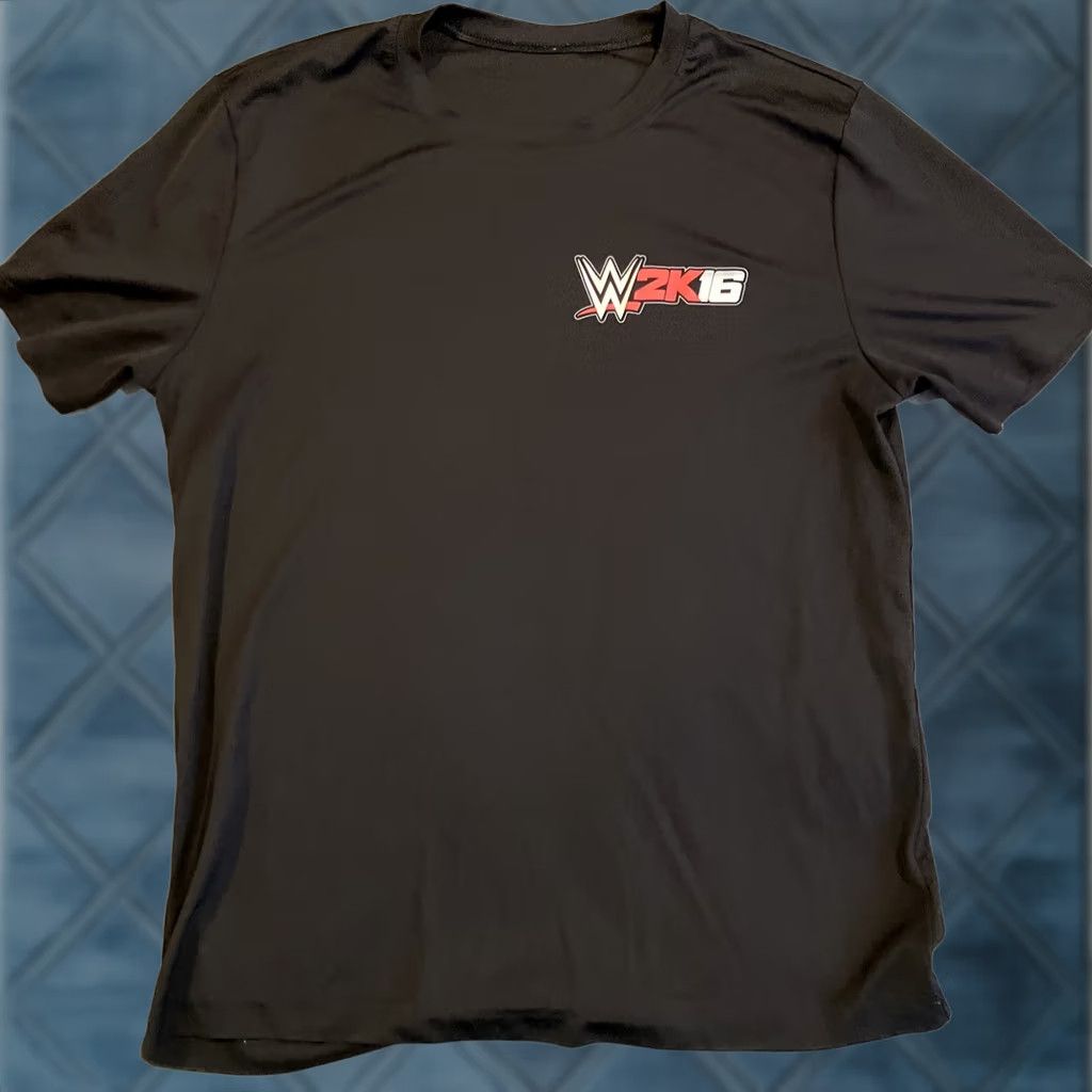 Vintage WWE T-Shirt Short Sleeve Crew Neck Black Stone Cold Steve Austin XXL Regular Logo Sports 2K16 Promo RARE Men Graphic Print WWE Size US XXL / EU 58 / 5 - 1 Thumbnail