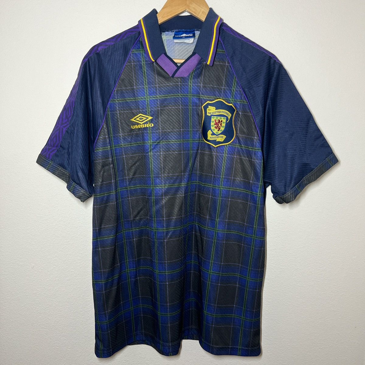 image of Soccer Jersey x Umbro Scotland 1994-1996 Home Jersey in Navy, Men's (Size XL)