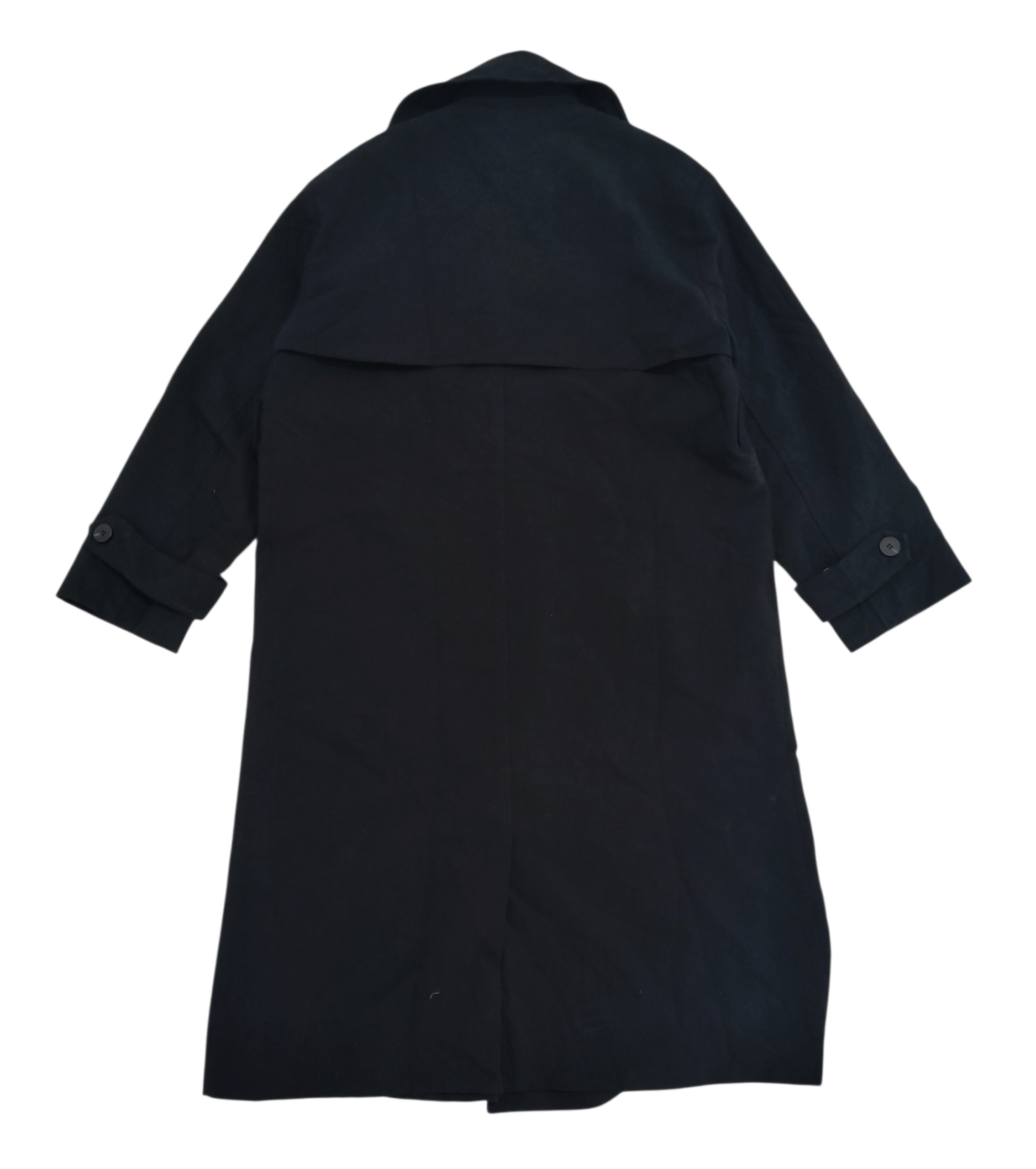 Other SPAO Women's Black Korean Trench Coat / Spy Coat Size M / US 6-8 / IT 42-44 - 4 Thumbnail