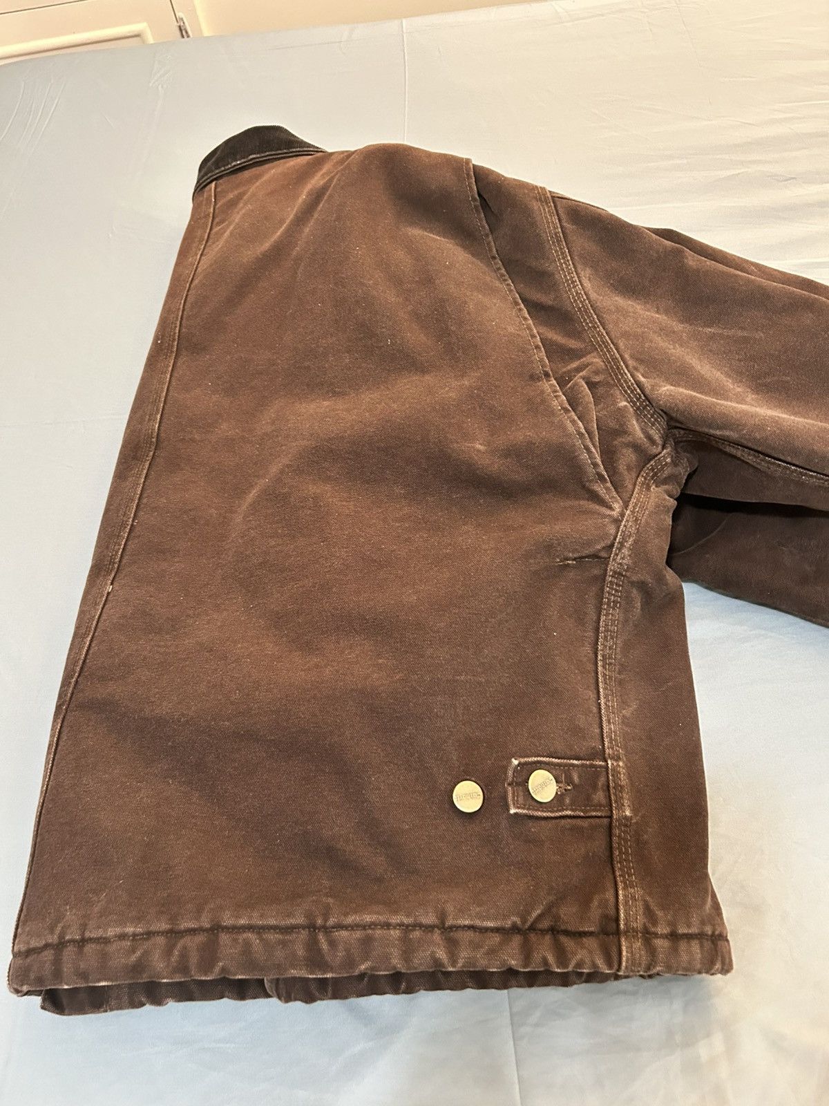 Carhartt Vintage 90s Carhartt J22 brown jacket 2xl Size US XXL / EU 58 / 5 - 5 Thumbnail