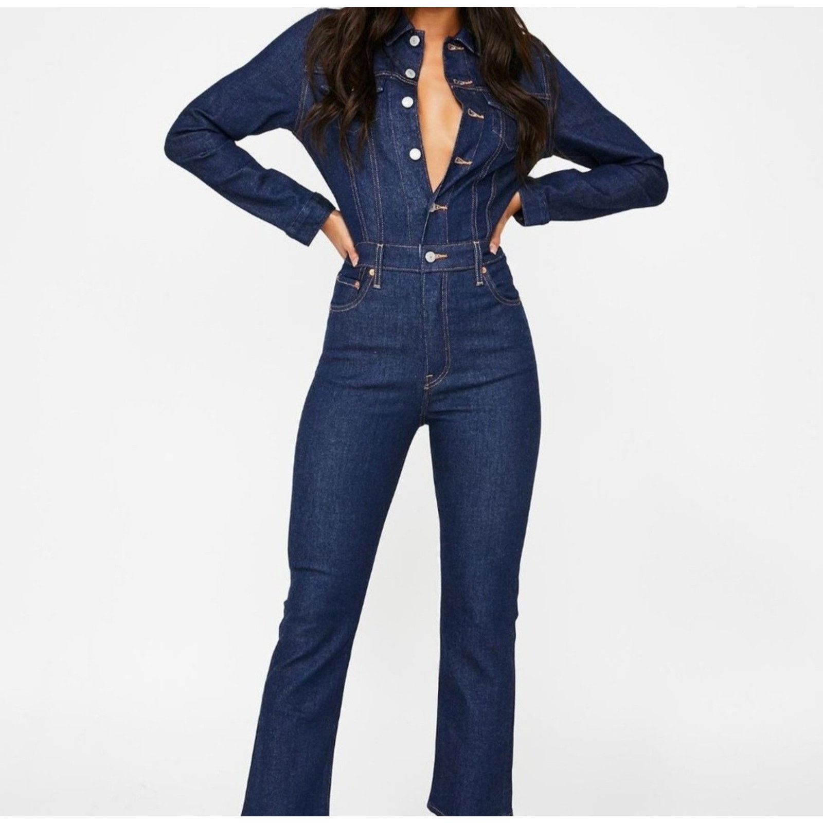Levi's Levi's Iconic Kick Flindigo blue Mechanic Coveralls Utility Size 32" / US 10 / IT 46 - 2 Thumbnail