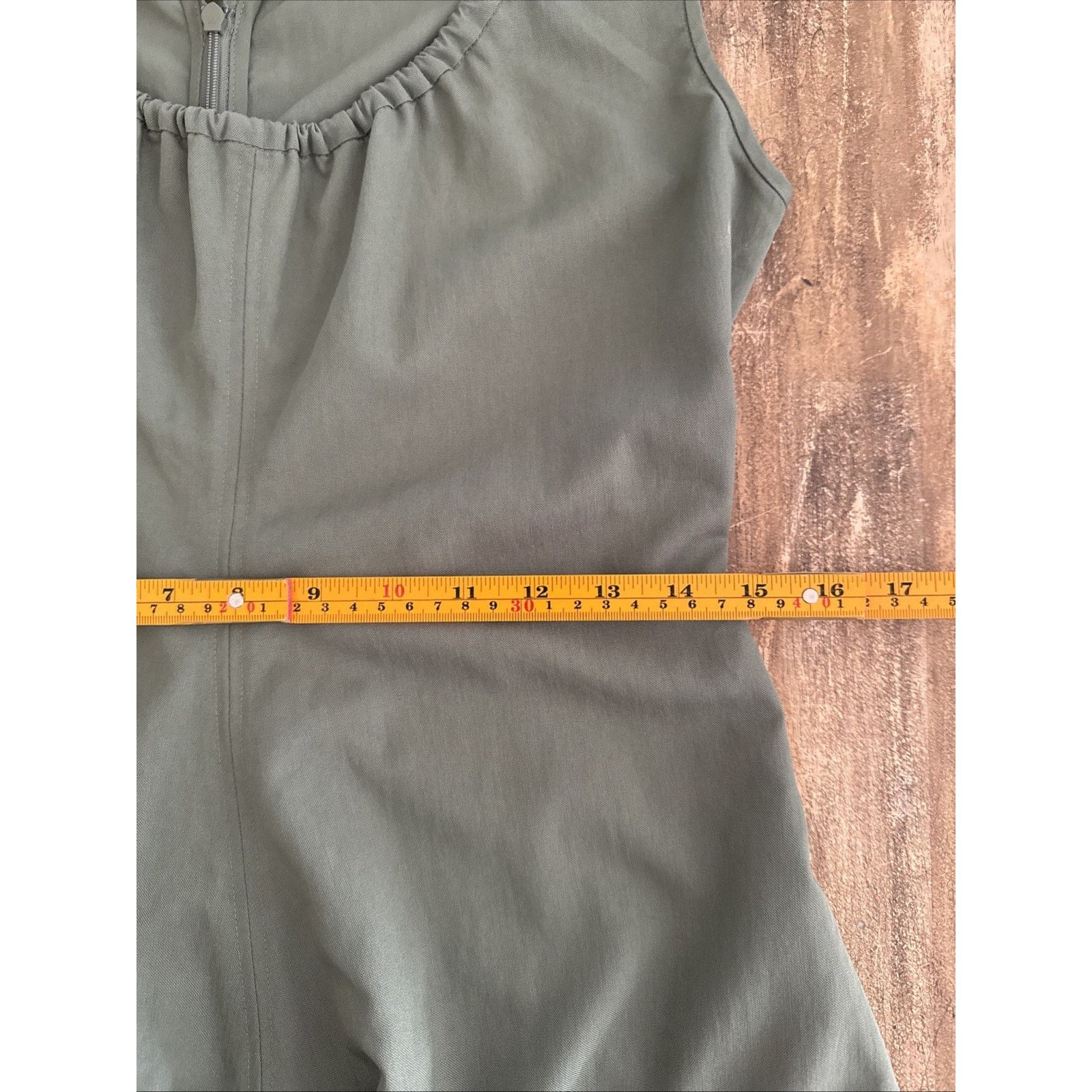 Proenza Schouler Proenza Schouler White Label Drawstring Midi Dress Green 6 Size M / US 6-8 / IT 42-44 - 8 Thumbnail