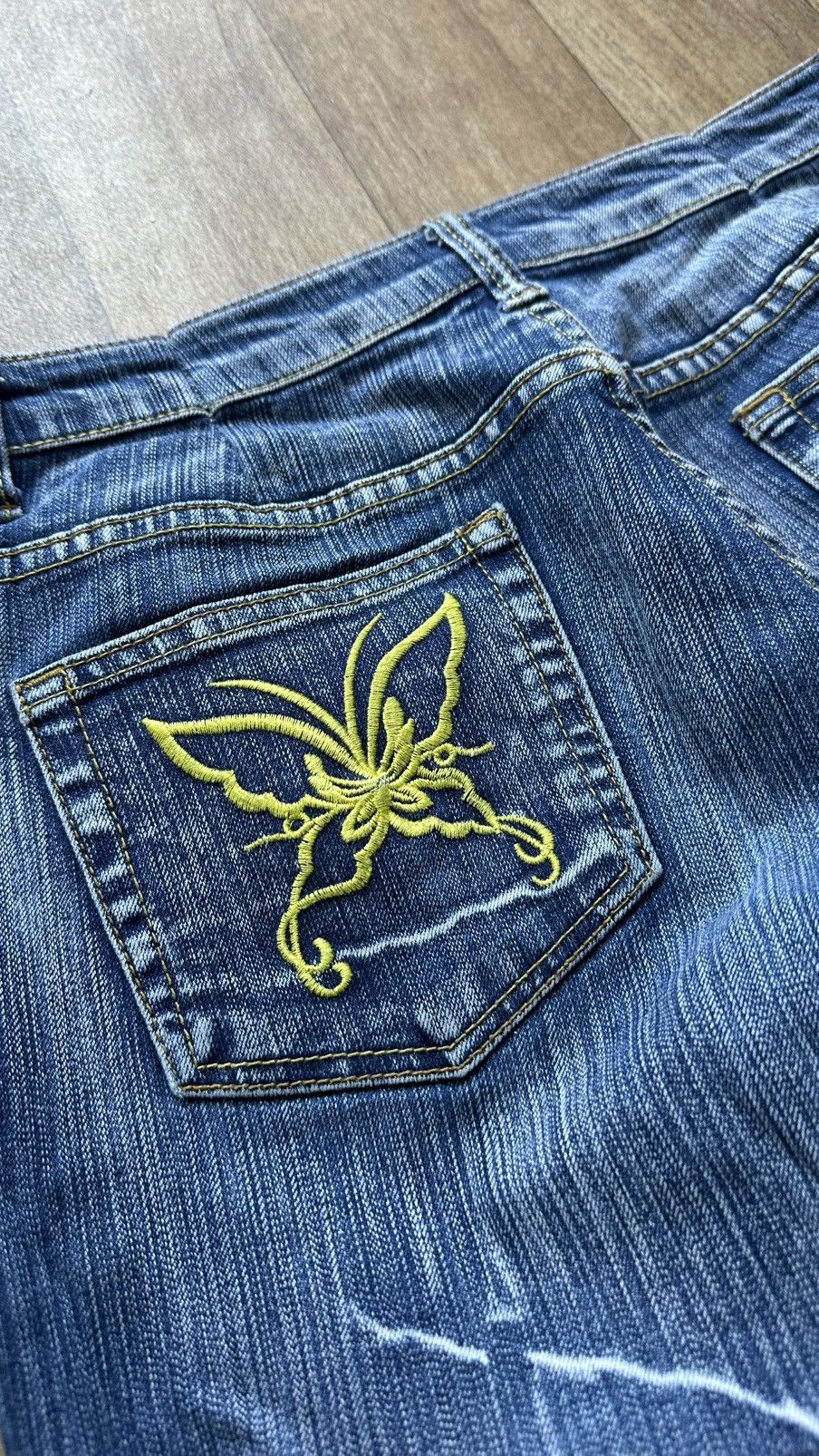 Japanese Brand × Jean × Vintage FLARE VINTAGE FROLIC BOOTCUT FADED JEANS DENIM PANTS Size 32" / US 10 / IT 46 - 9 Thumbnail