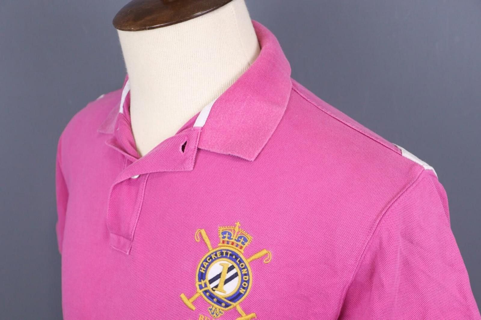 Hackett Hackett Tailored Fit Embroidered Logo Polo Shirt Size L Size US L / EU 52-54 / 3 - 11 Thumbnail