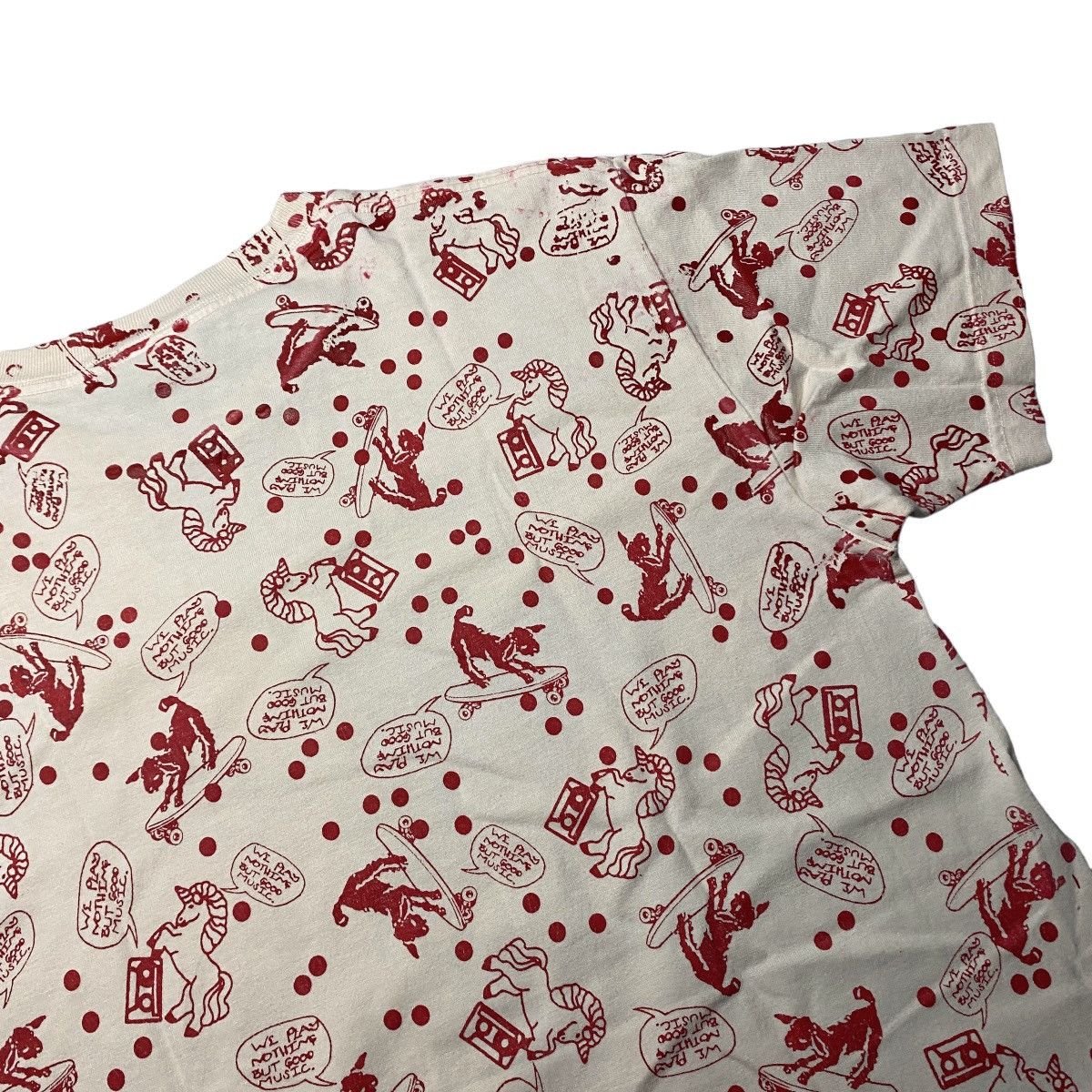 Hysteric Glamour 1990's RNA Unicorn Dog Oil Print Shirt Size US M / EU 48-50 / 2 - 9 Thumbnail