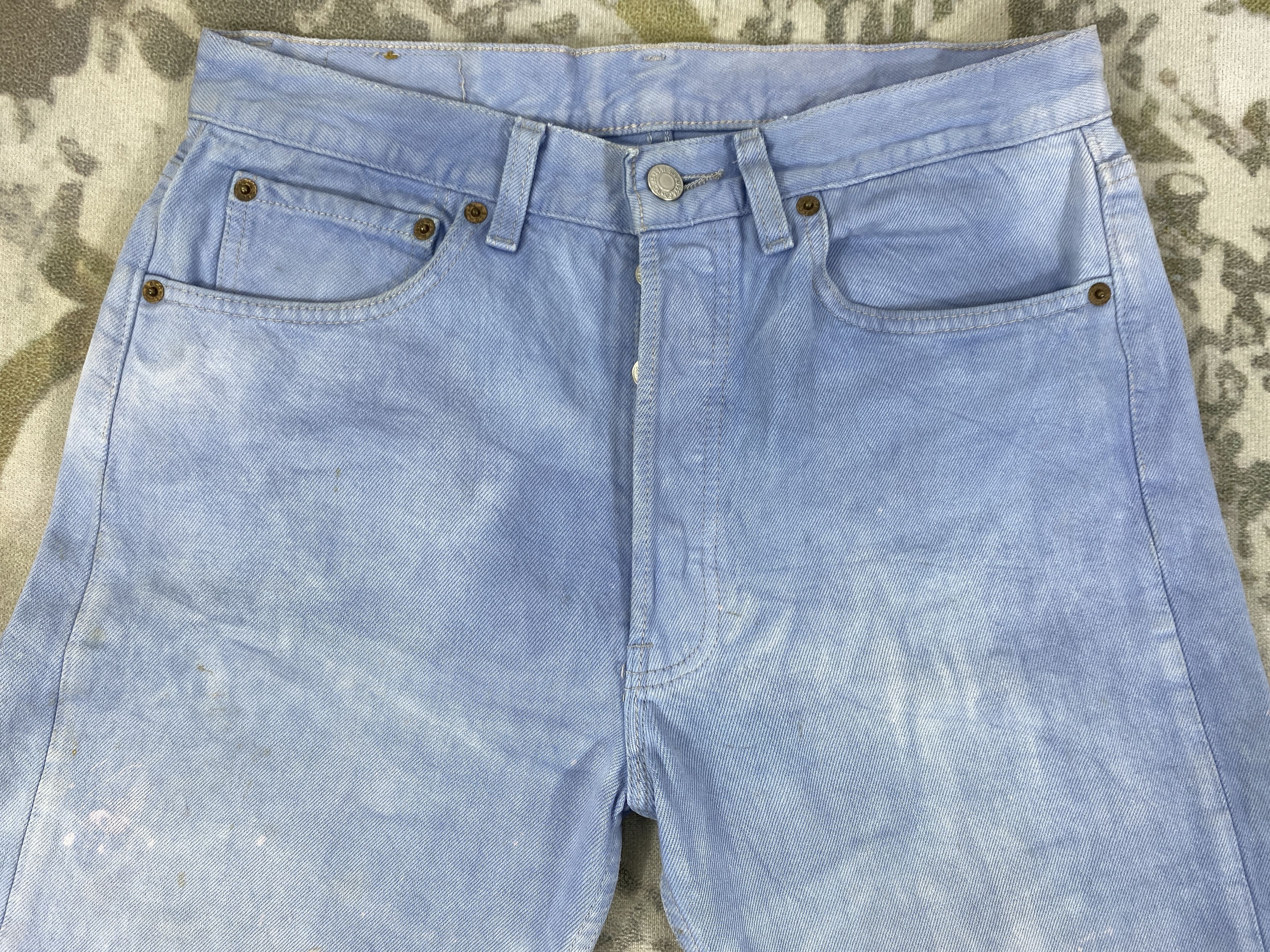 Levi's 90's Blue Vintage Levi's 501 USA Jeans 30x29 Denim -JN1601 Size US 30 / EU 46 - 3 Thumbnail