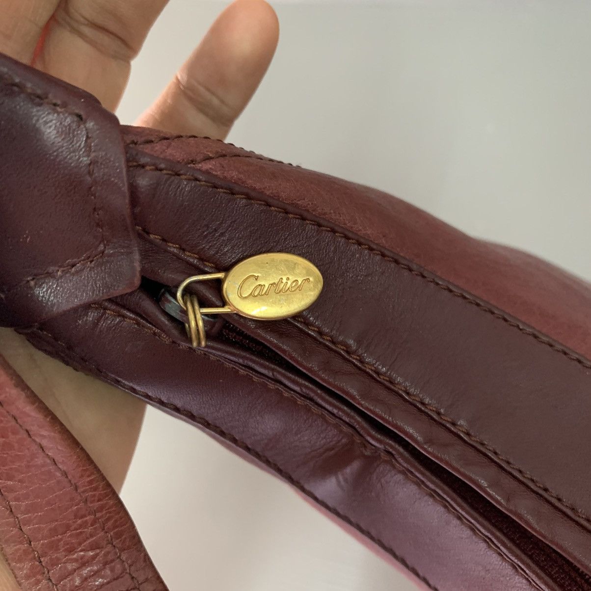 Cartier Cartier Paris Leather Shoulder Bag Size ONE SIZE - 8 Thumbnail