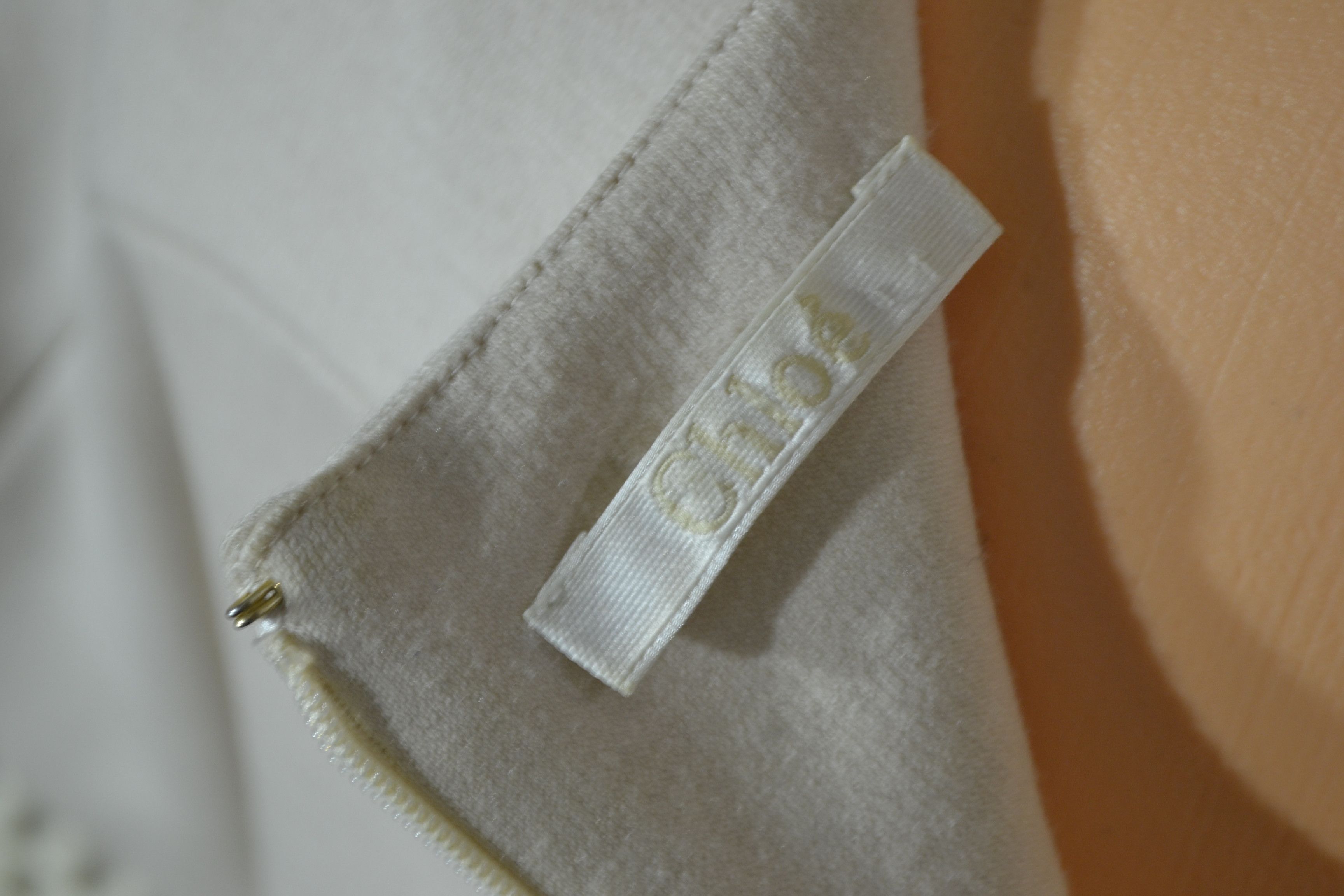 Chloe Rare Vintage Chloé Made in France Wool Dress | 1970s Size M / US 6-8 / IT 42-44 - 6 Thumbnail